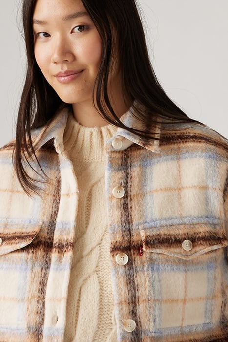 LOLA SHACKET MAJORIE PLAID SUNNY CREAM P 5