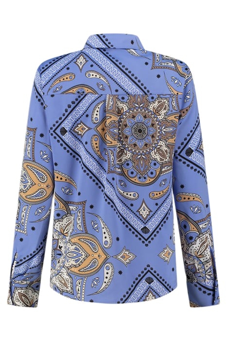 LOREN MANDALA BLOUSE WEDGEWOOD 2