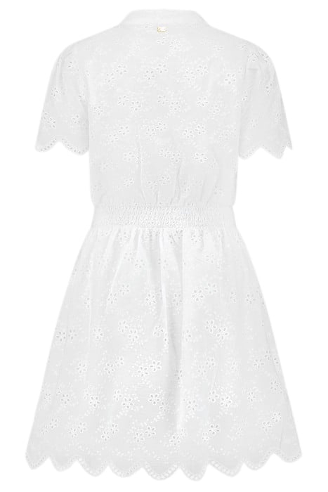 REBECY BRODERIE DRESS STAR WHITE 2
