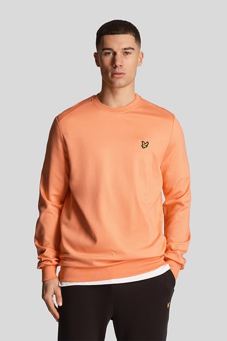 CREW NECK FLY FLEECE COURSE CORAL 1