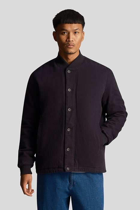 WADDED LOGO JACKET DARK NAVY 1