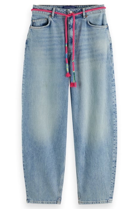 THE TIDE HIGH RISE BALLOON FIT JEANS - UNDERWATER 4