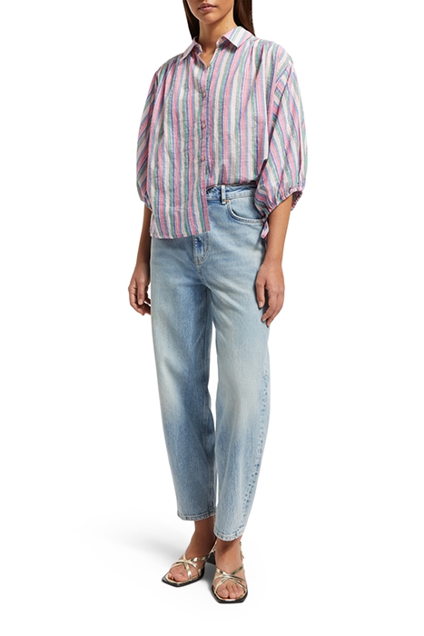 THE TIDE HIGH RISE BALLOON FIT JEANS - UNDERWATER 3