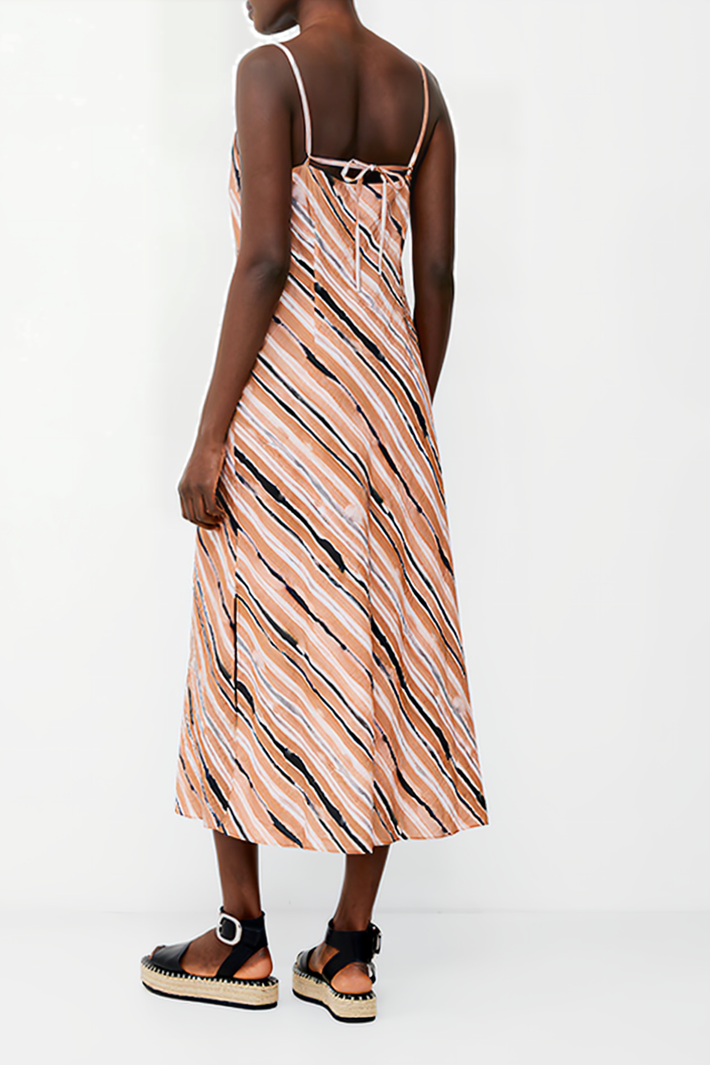 GAIA FLAVIA TEXTURED DRESS MOCHA MOUSSE 2