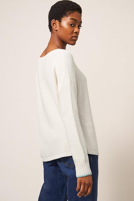 SOUTHBANK JUMPER PALE IVORY 2