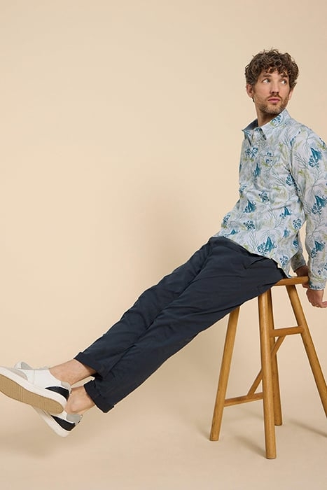 CRAB PRINTED SHIRT WHITE PRINT 5