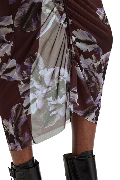 NORA SKIRT MONICA OXBLOOD RED 8