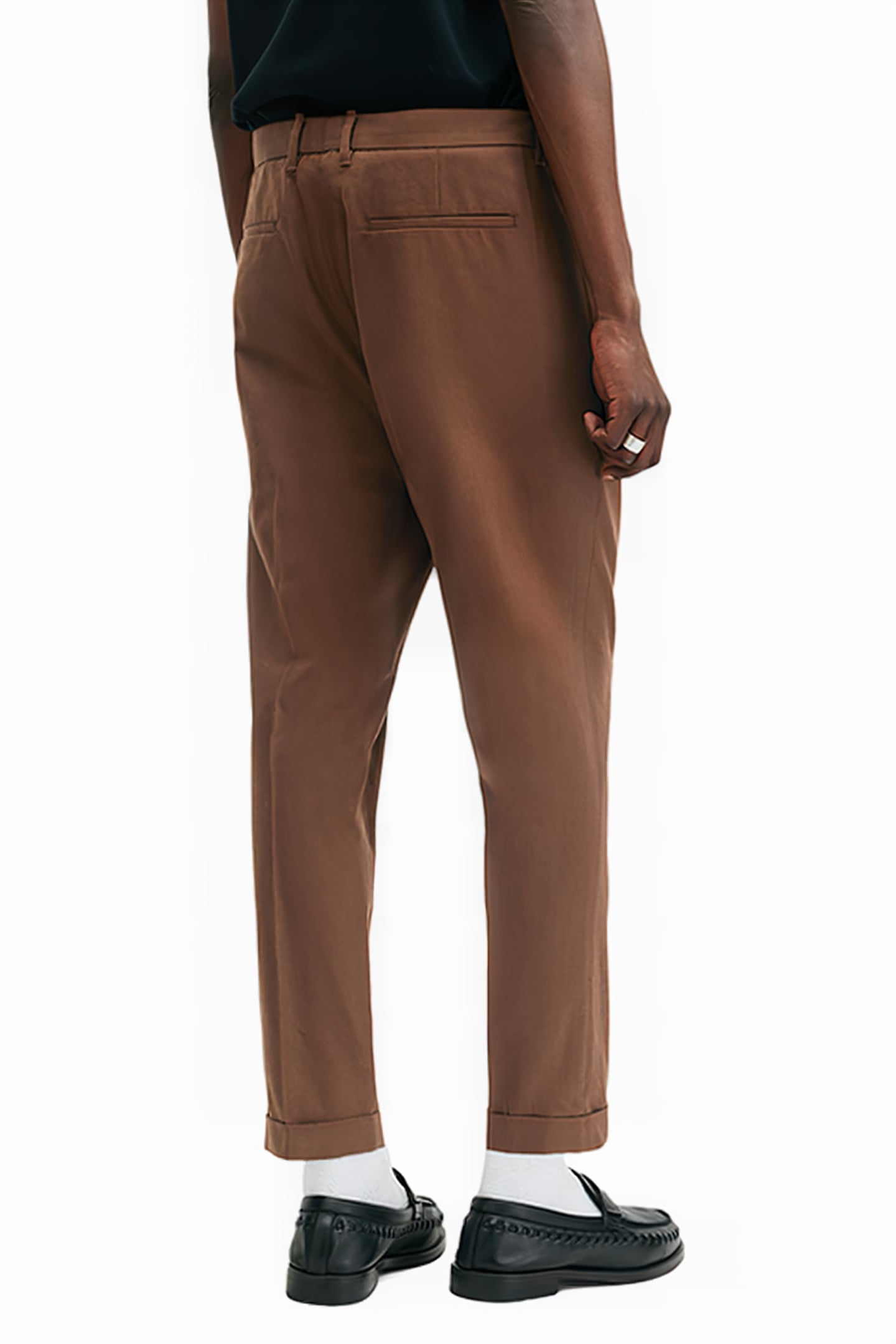 TALLIS TROUSER BLUNT BROWN 2