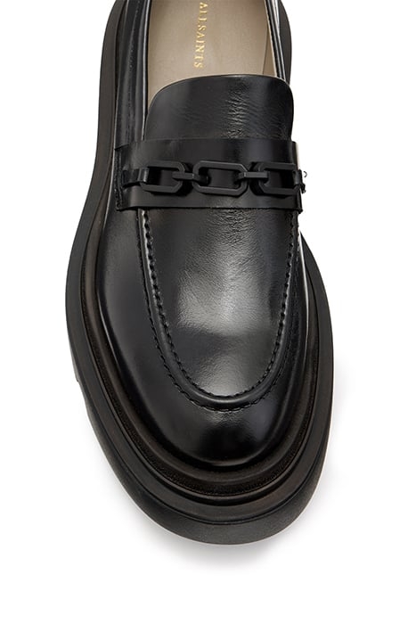 ALEXIA CHAIN LOAFER BLACK SHINE 5