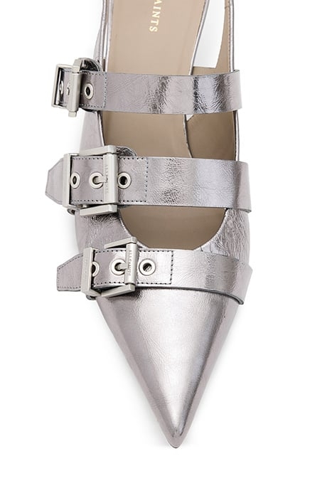 GRACE BUCKLE HEEL GUNMETAL GREY 4