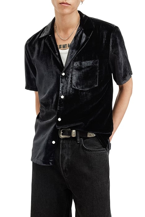 RUNA SS SHIRT JET BLACK 1