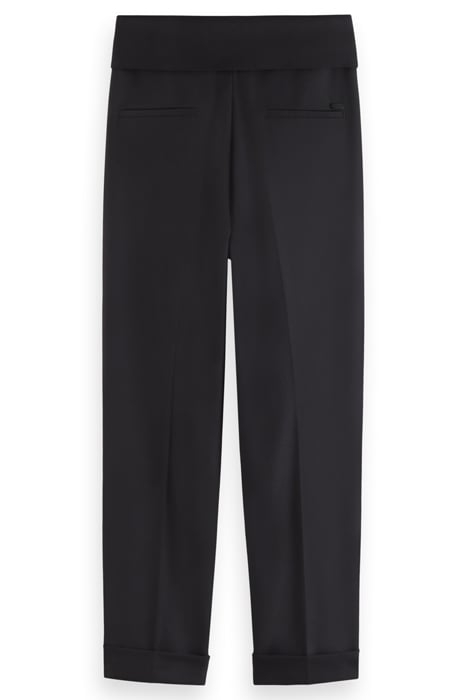 LILY - WAIST FLAP HIGH RISE TAILORED PANT EVENING BLACK 5