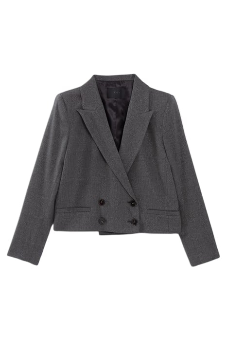 GREY GLITTERY SHORT SUIT JACKET 4