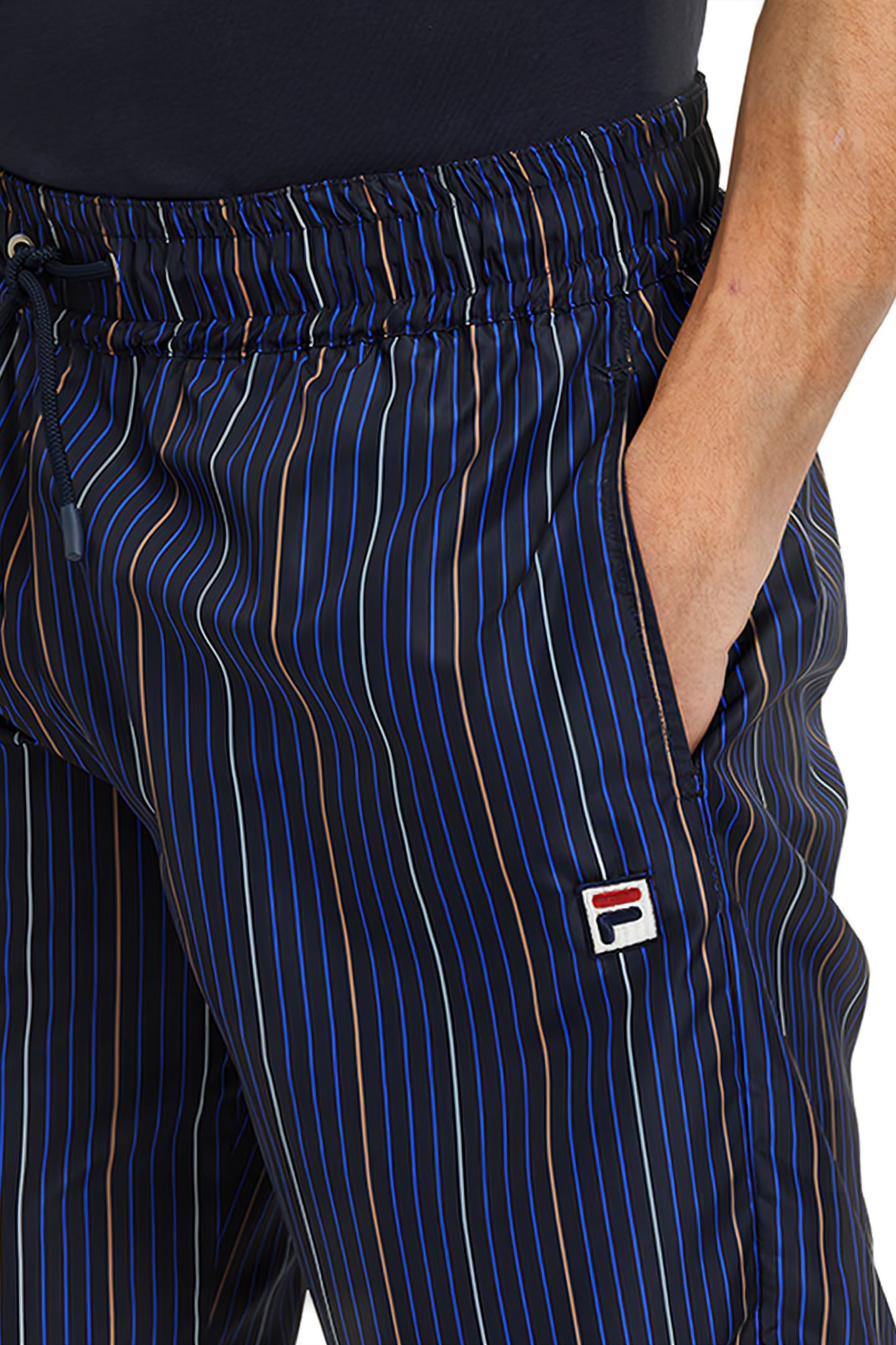 PINSTRIPE SHORTS WITH POCKETS NAVY 7