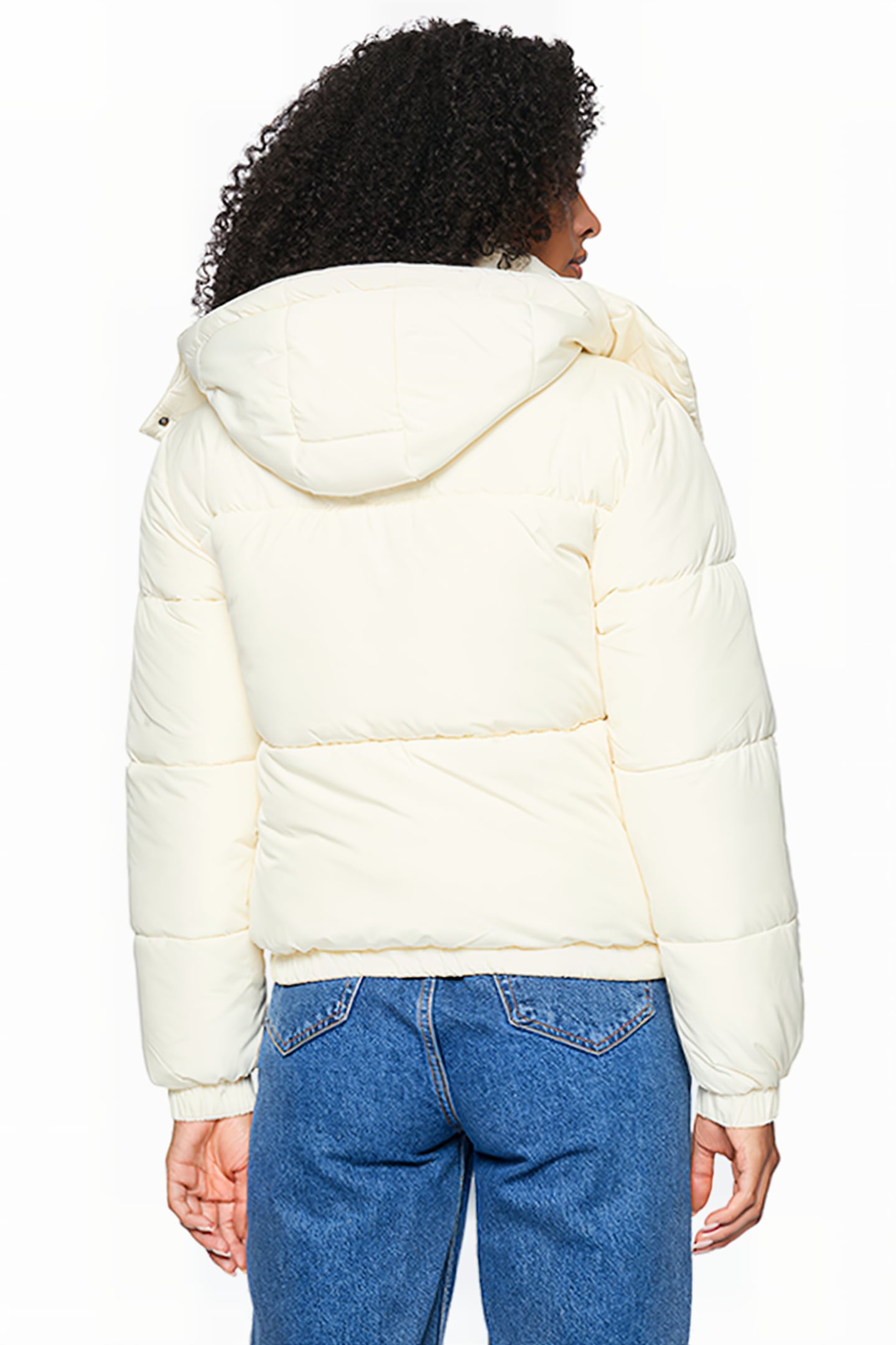 BUCHEN CROPPED PUFFER JACKET ANTIQUE WHITE 2