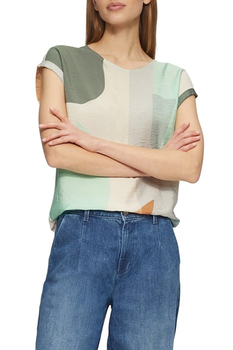 S.OLIVER T-SHIRTS GREEN-LIGHT 1