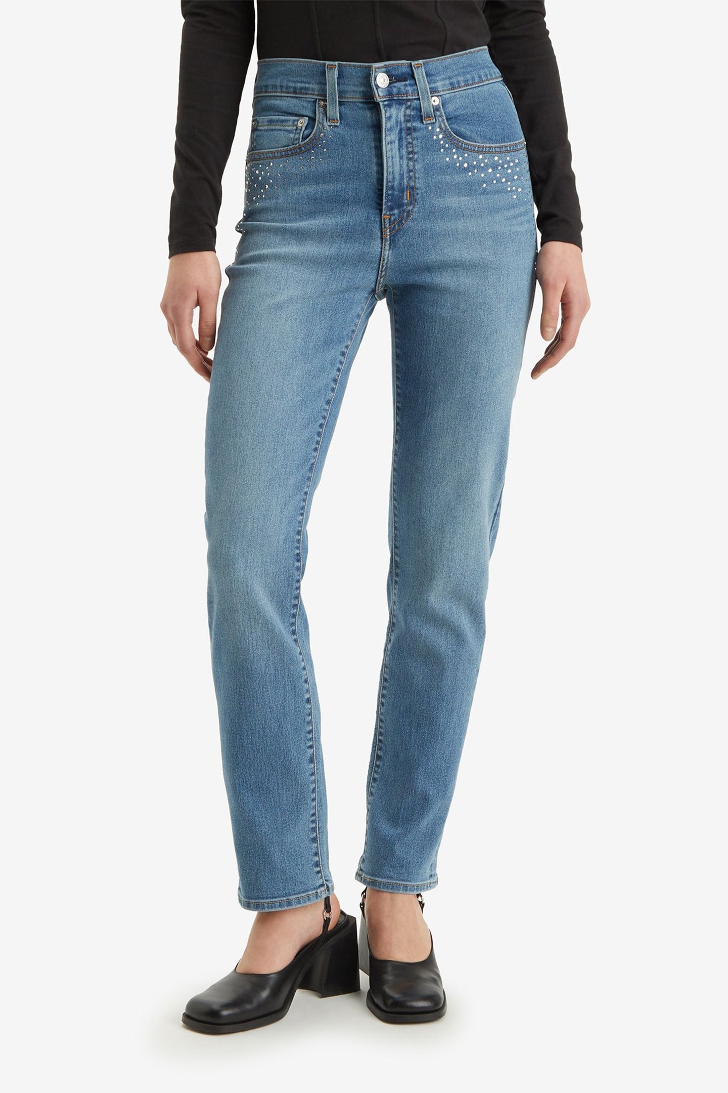724™ HIGH RISE STRAIGHT JEANS 1