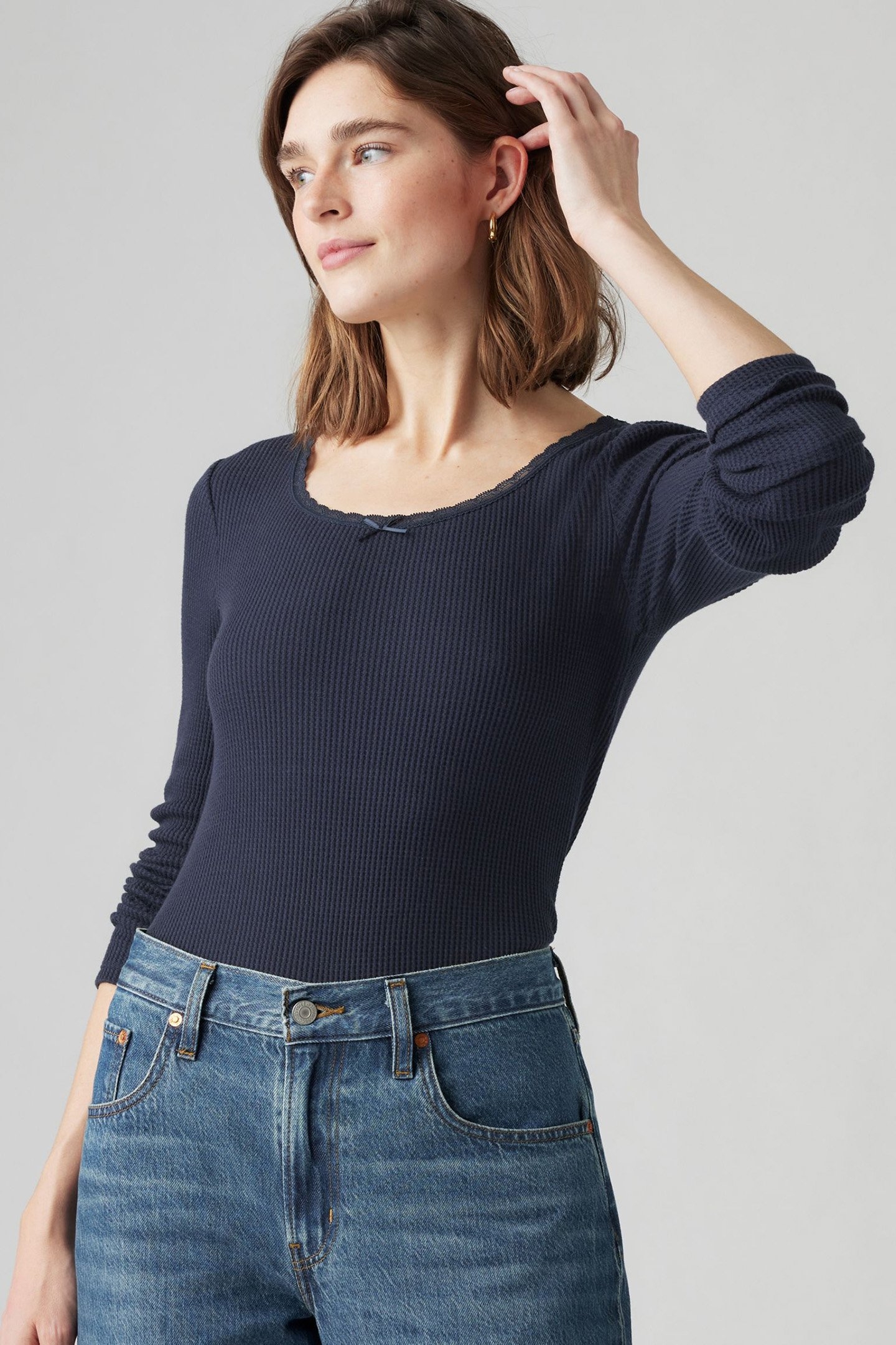 LEVI'S® DRY GOODS WAFFLE LONG-SLEEVE TEE 4