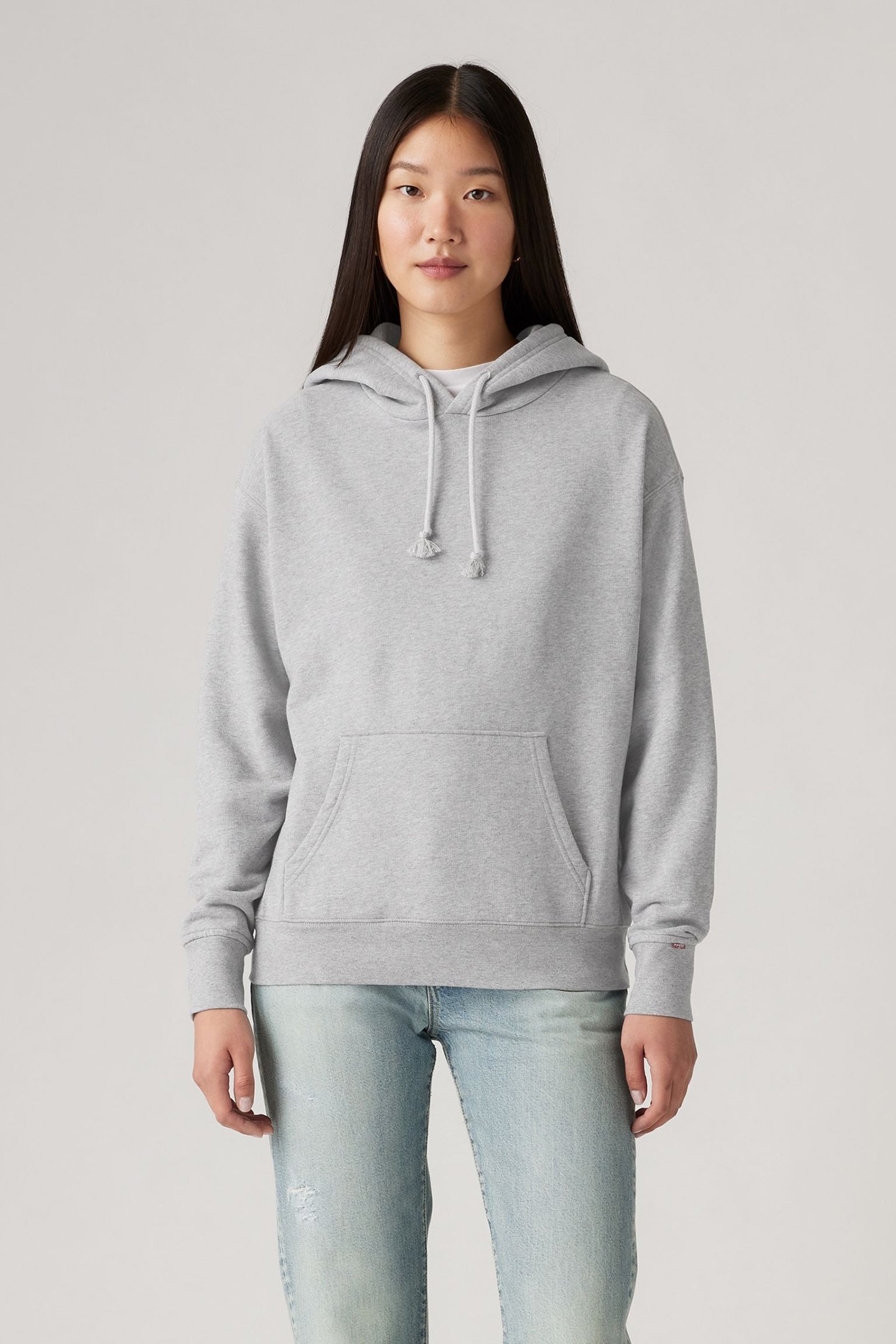 HERITAGE HOODIE HEATHER GREY 1