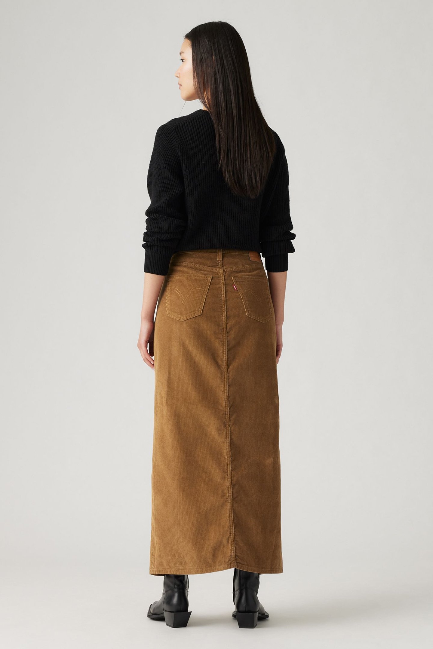 ANKLE COLUMN CORDUROY SKIRT 3