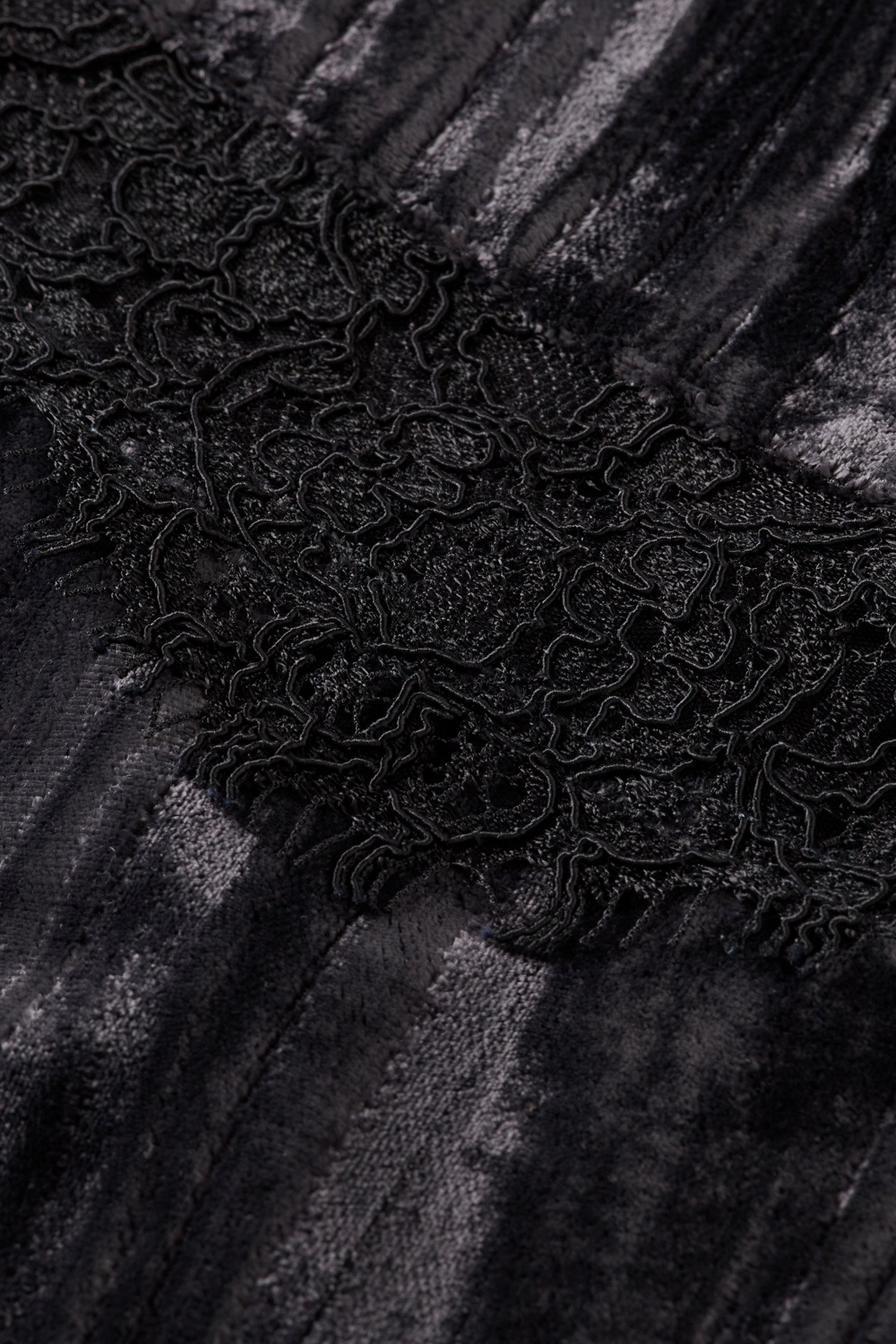 VELVET TANK TOP EVENING BLACK 8