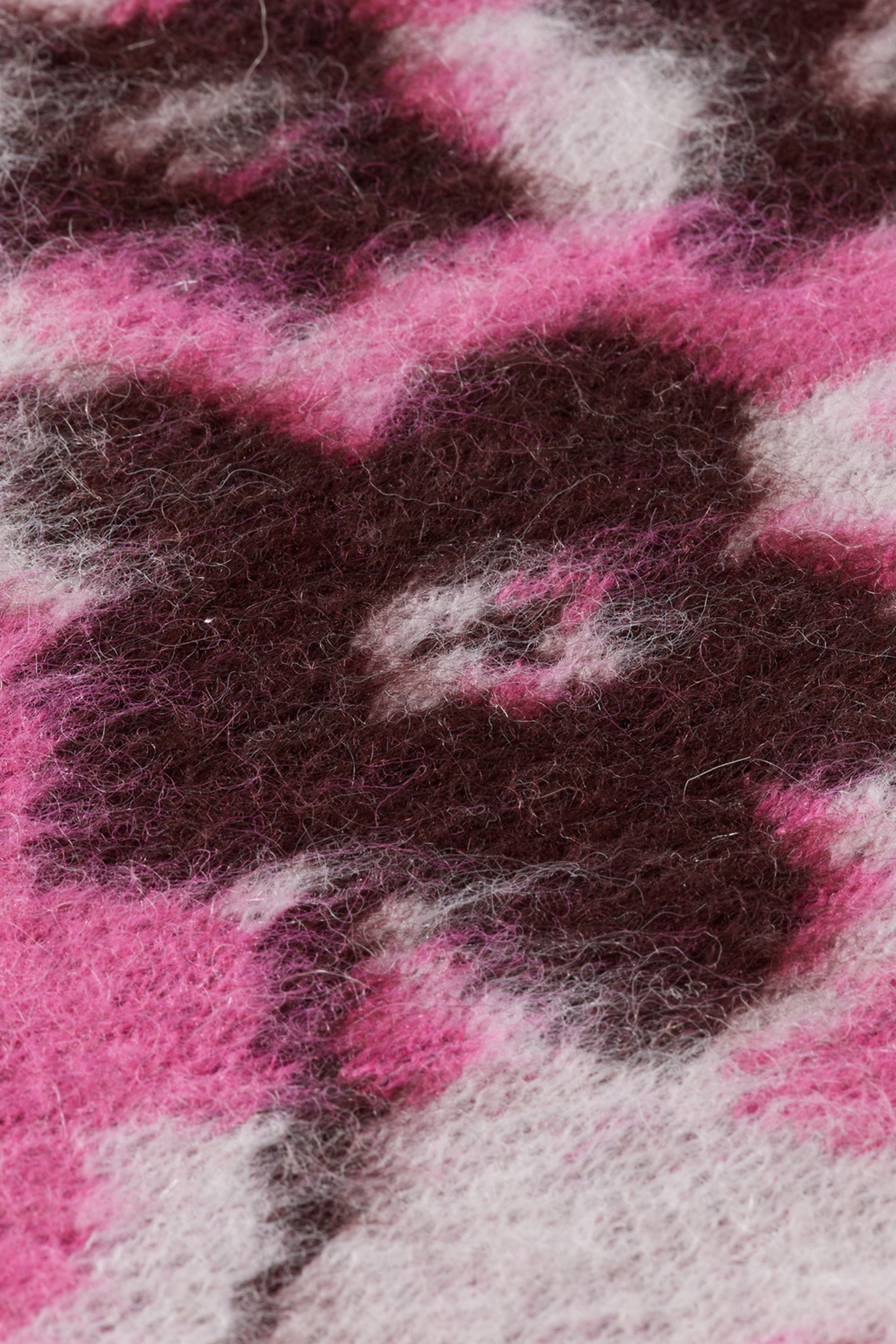 FUZZY V- NECK JACQUARD SPENCER WINTER FLORAL 8