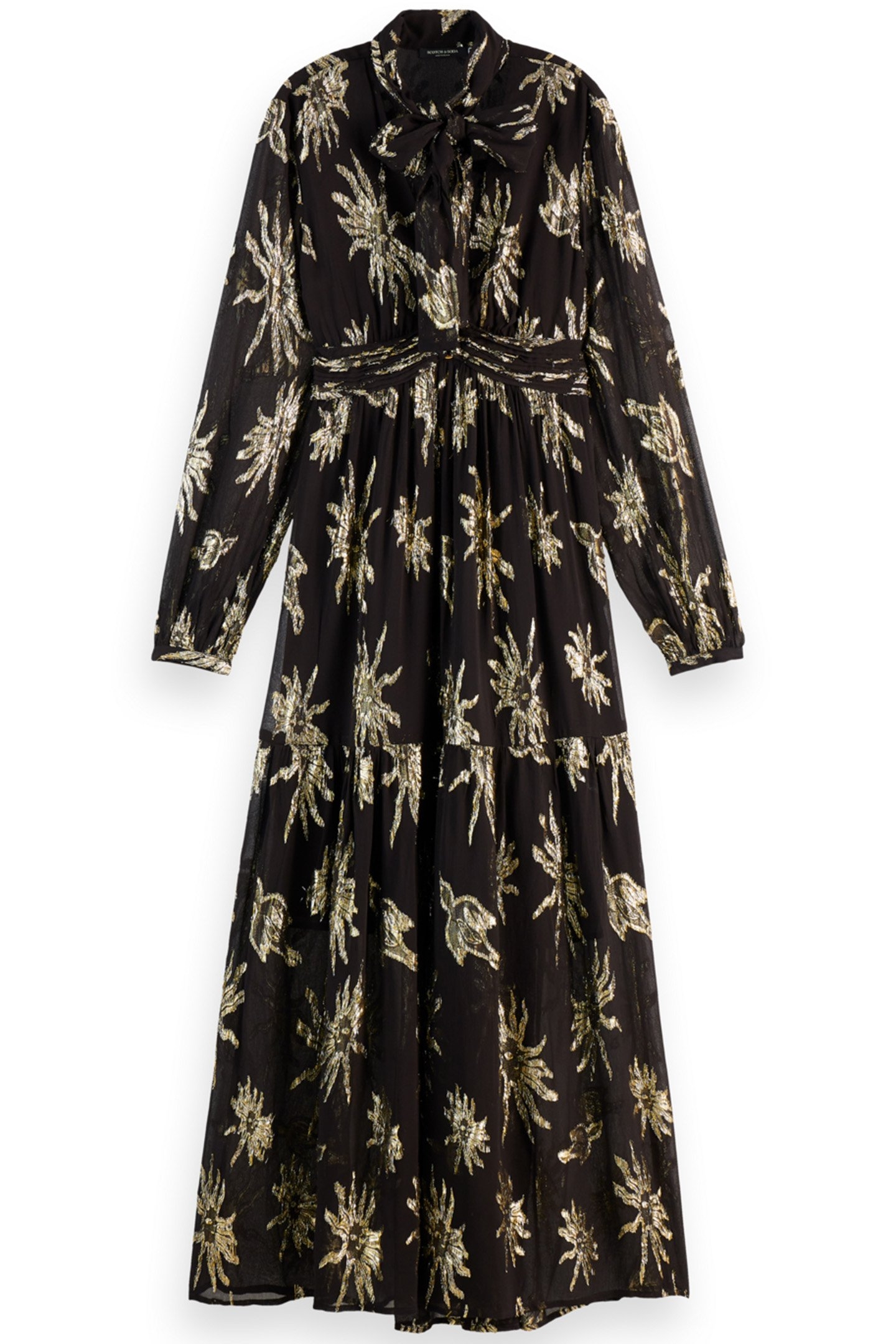 LUREX FIL COUPE MAXI DRESS MYSTIC SKY LUREX 3