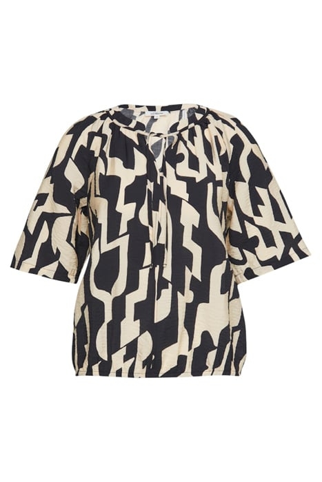 S.OLIVER BLOUSES GREY/BLACK 4