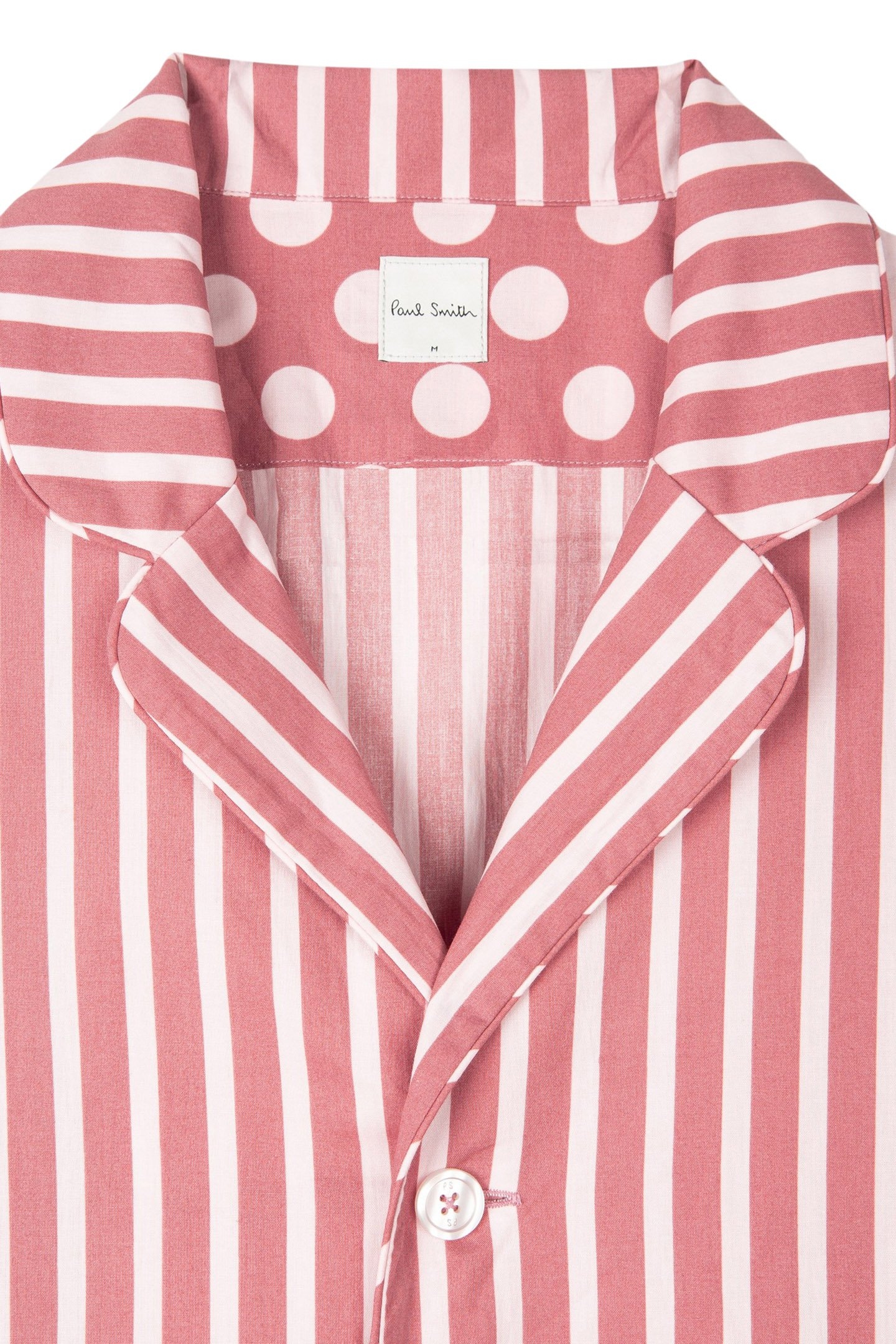 UNISEX PJ TOP L/SLV BRICK RED 5