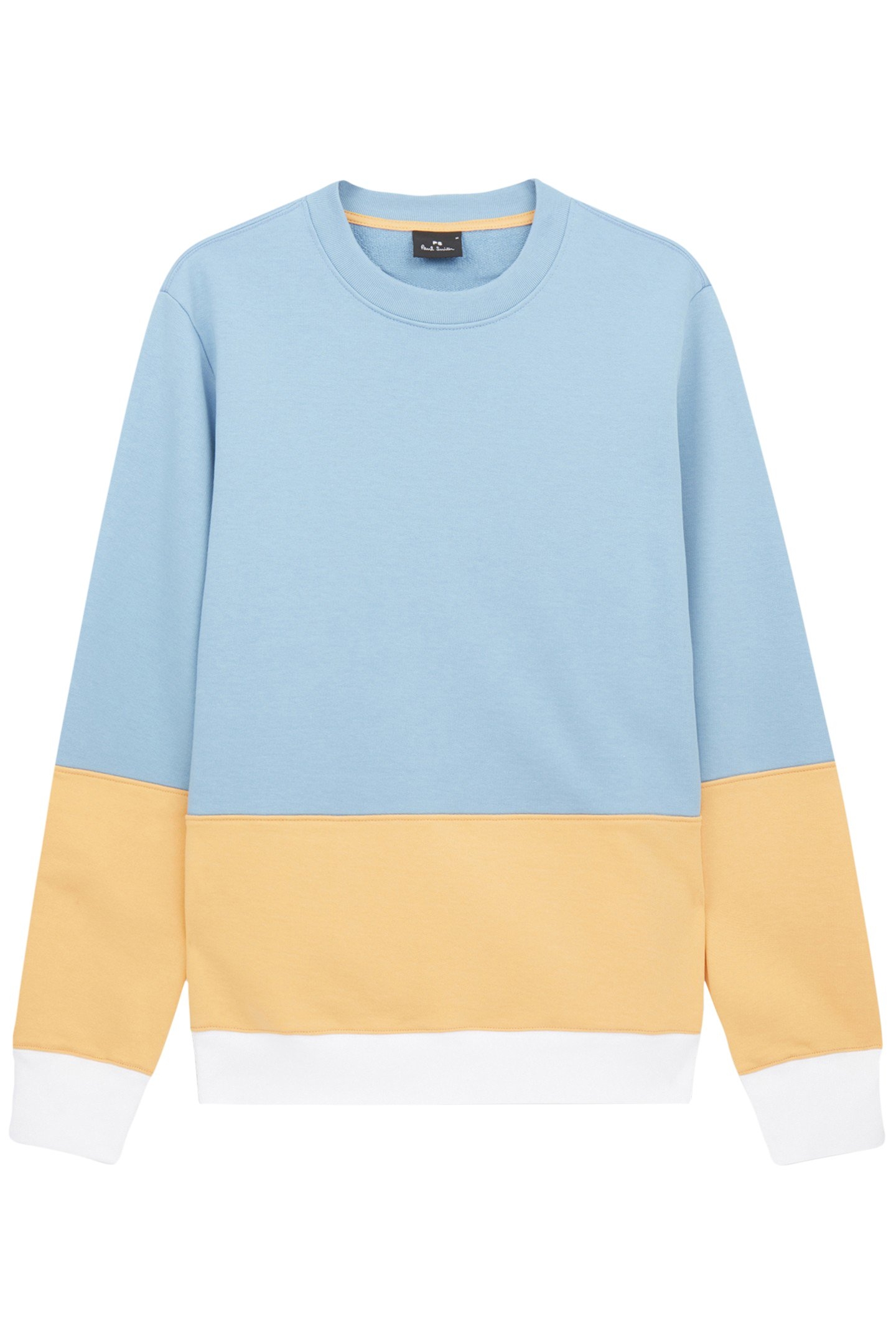 MENS REG FIT SWEATSHIRT ZEBRA LIGHT BLUE 1