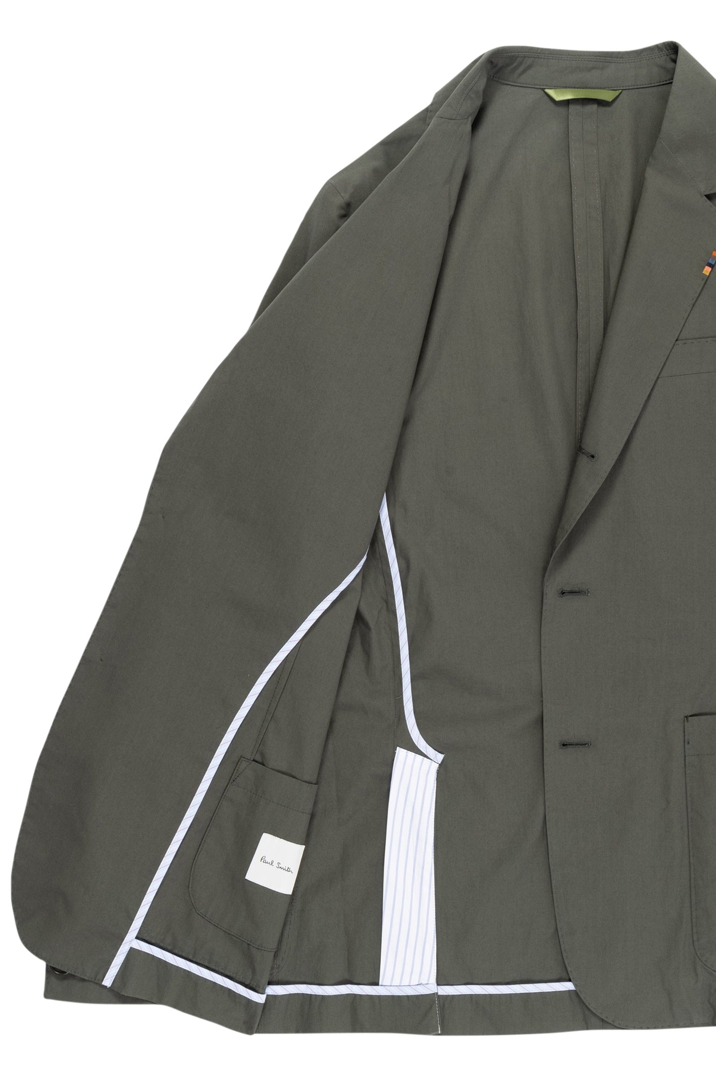 MENS 2BTN SB JACKET MILITARY GREEN 2