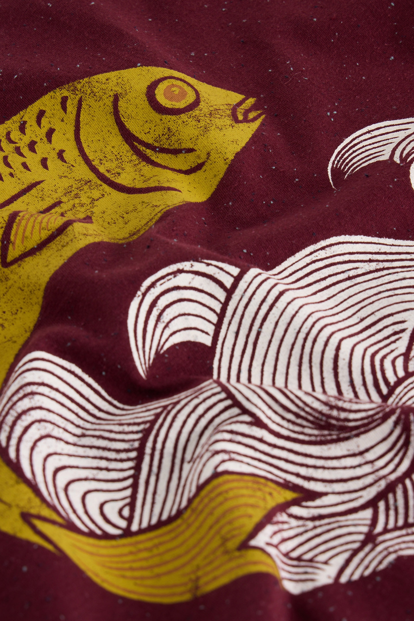 GONE FISHING GRAPHIC TEE PLUM PRINT 6