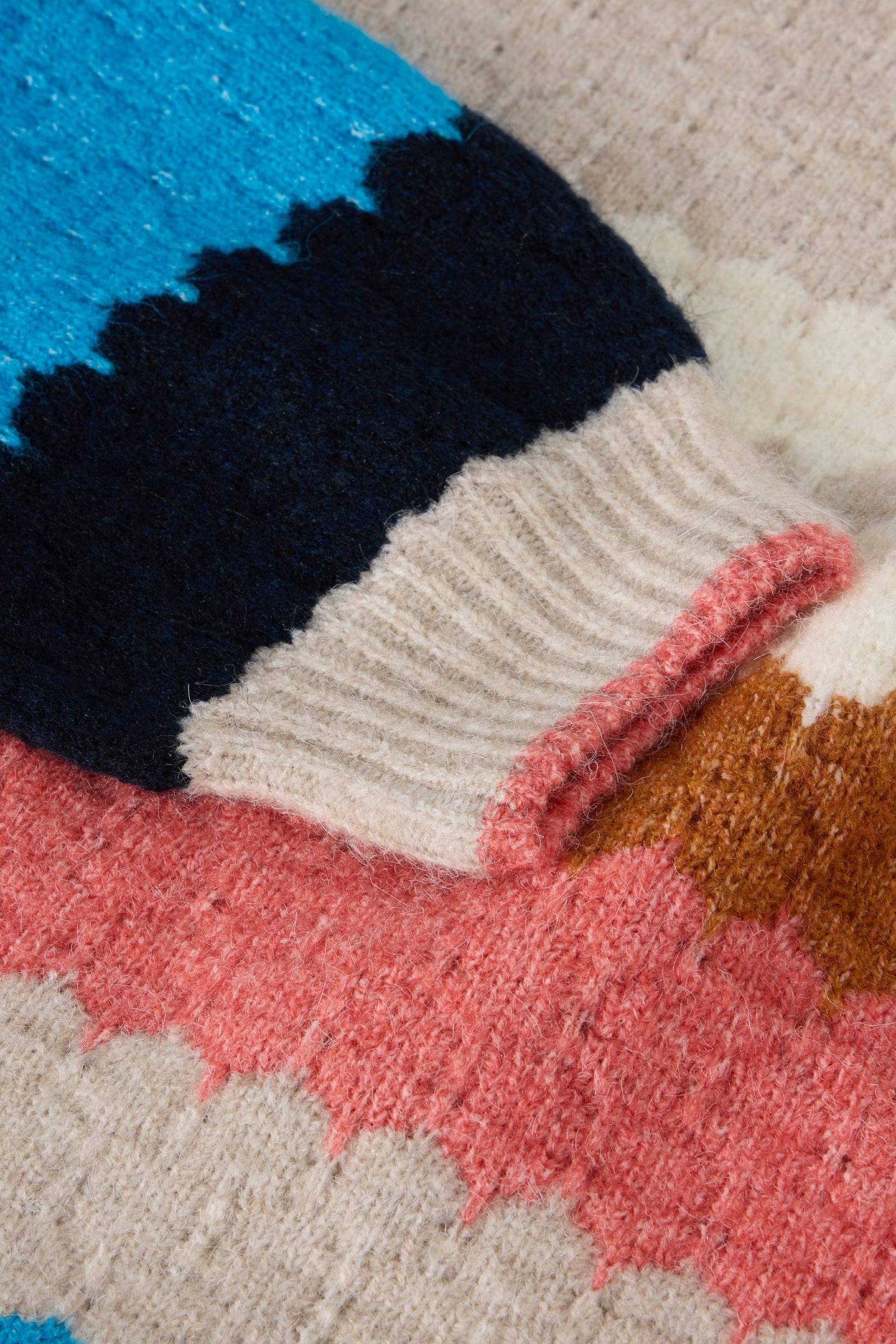 SHELLY COL BLOCK JUMPER NATURAL MULTI 6