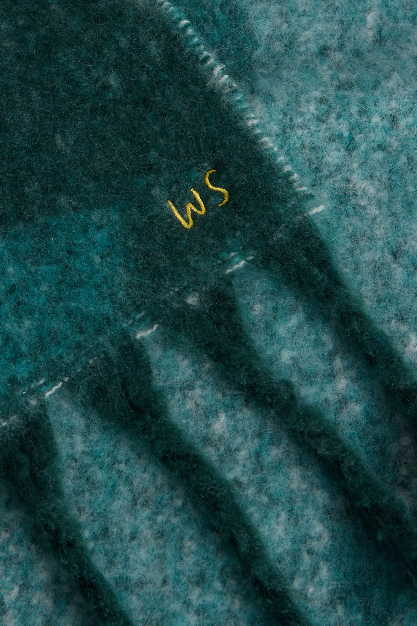 SHELLY BRUSHED SCARF TEAL MULTI 3