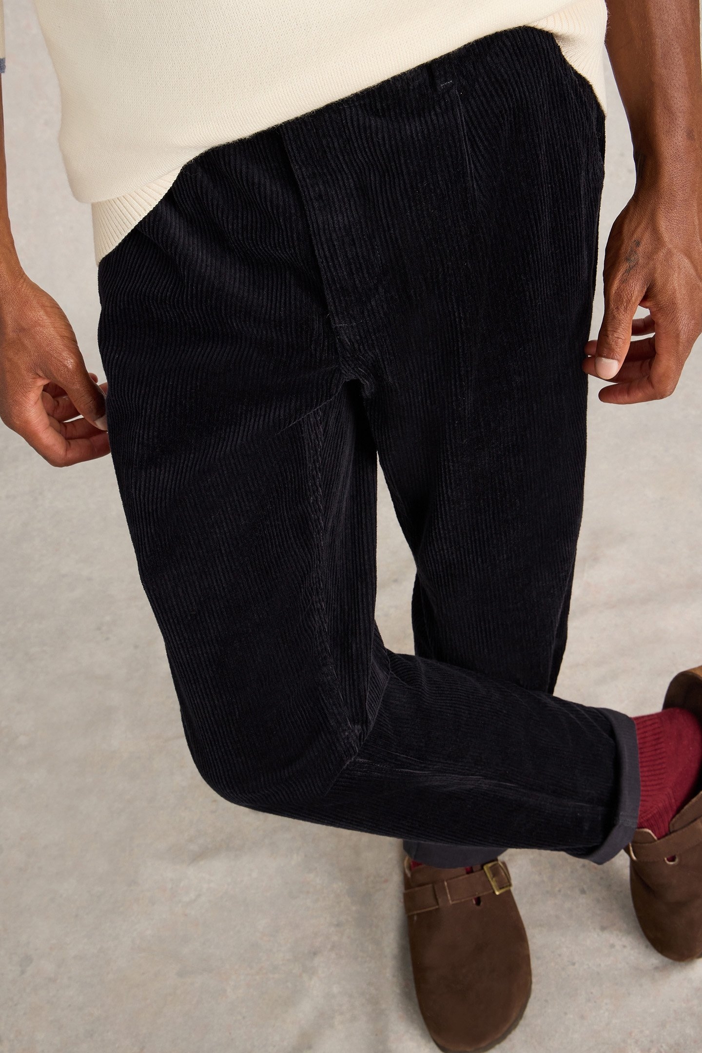 KIMBER CORD TROUSER DARK NAVY 4