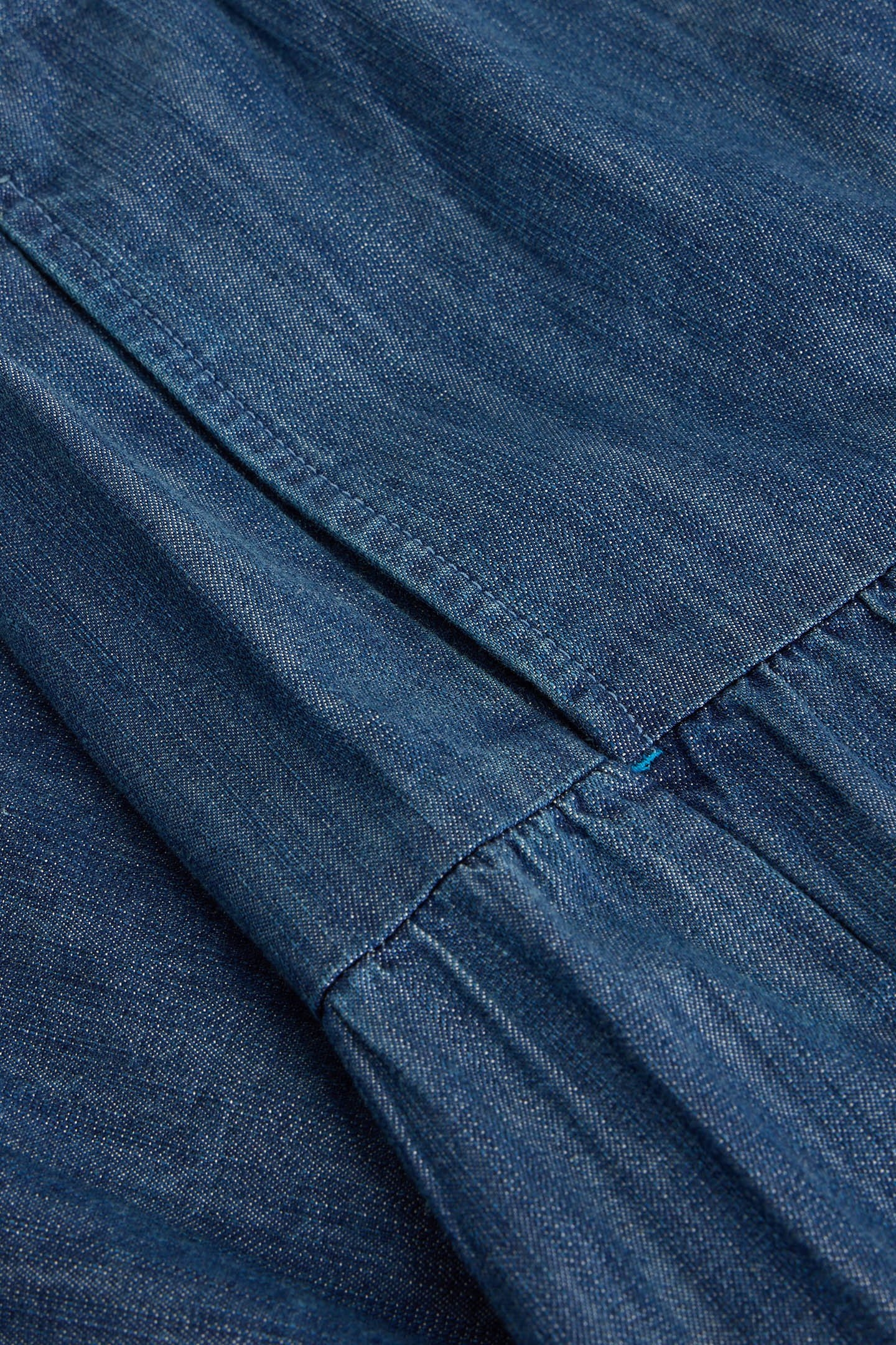 JENNA DENIM TIERED SKIRT DARK NAVY 6