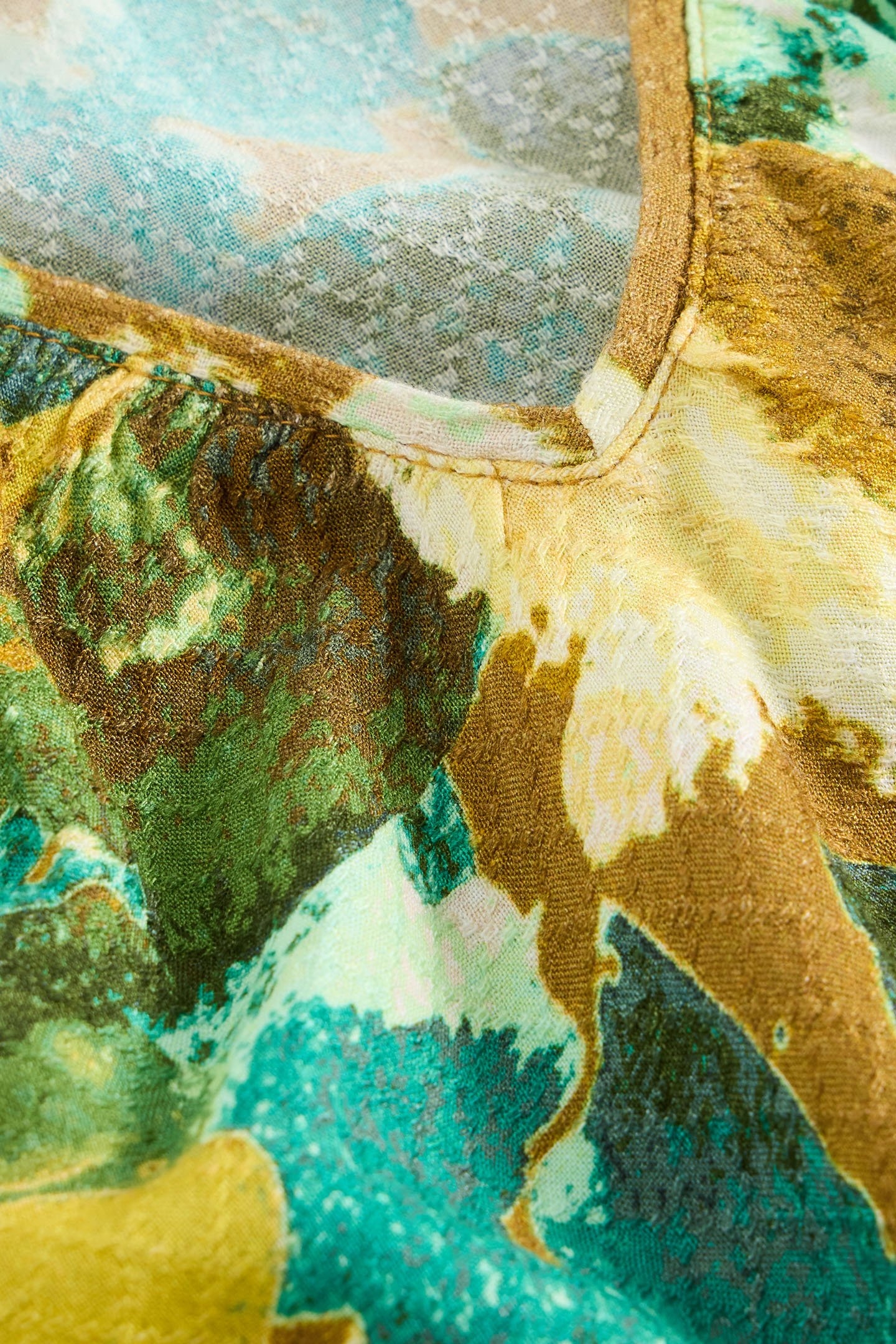 IMOGEN TOP YELLOW PRINT 6