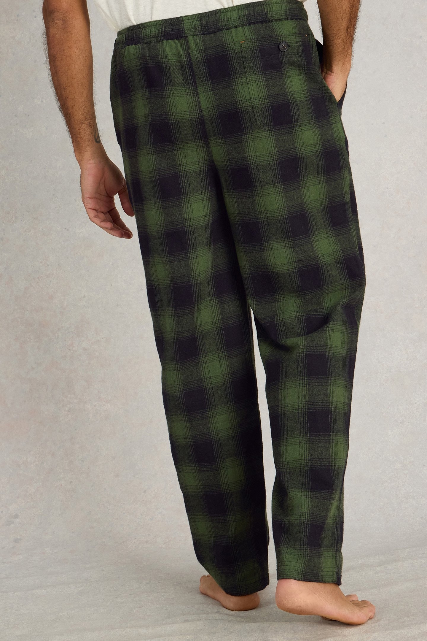 MOORLAND FLANNEL PJ TROUSER GREEN MULTI 2