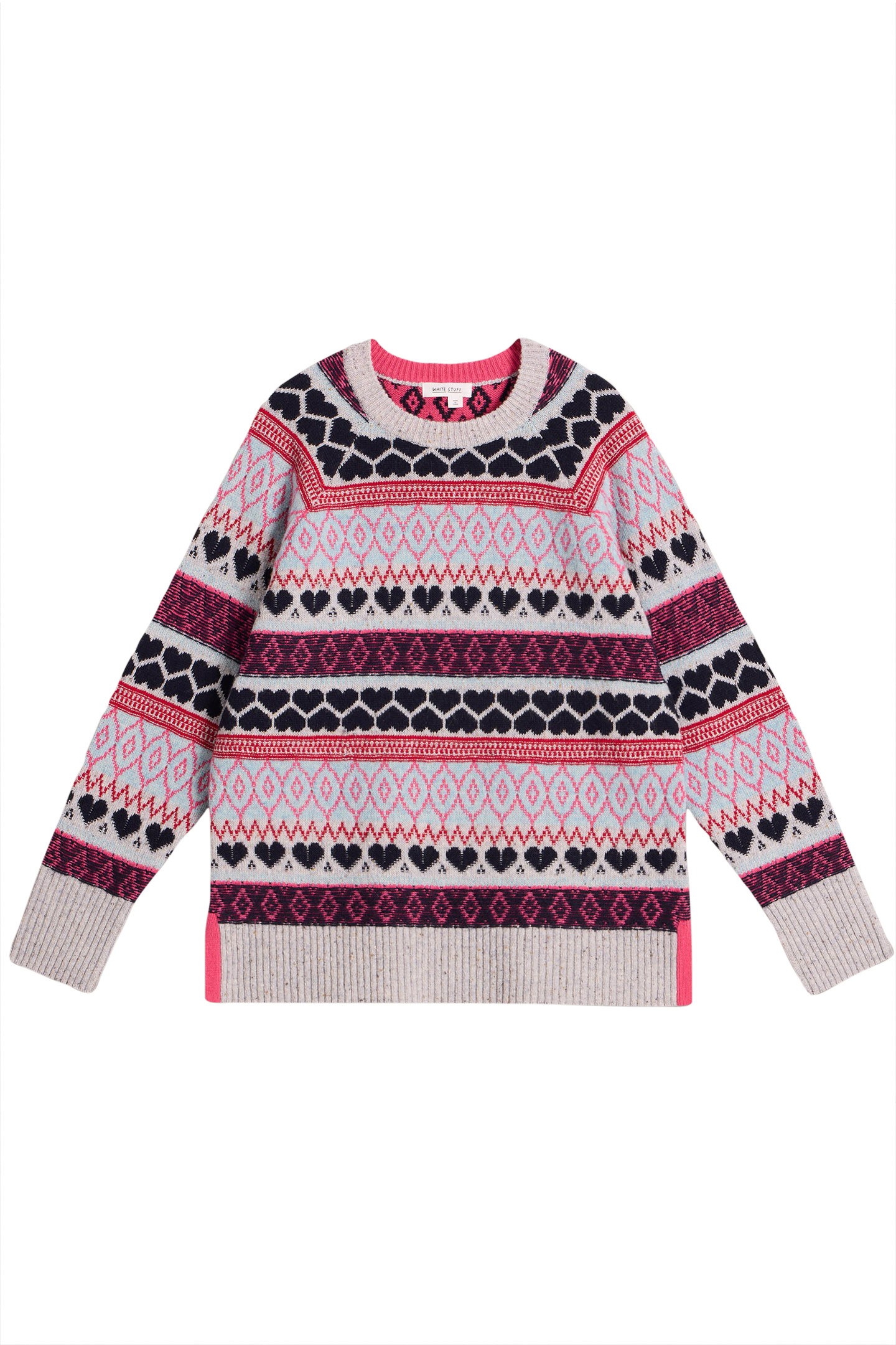 GABBY LONGLINE FAIRILE GREY MULTI 3