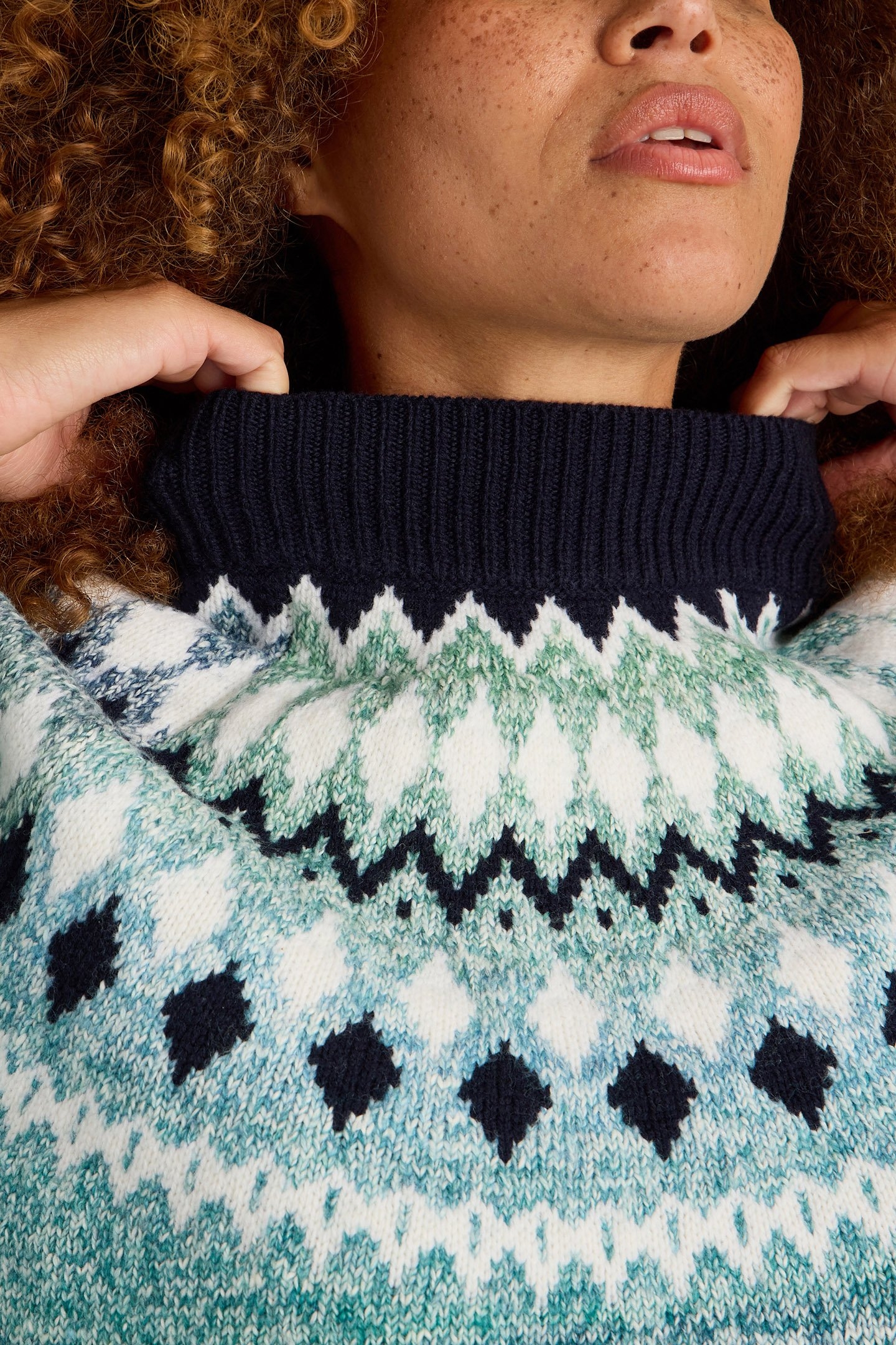SASHA FAIRISLE JUMPER BLUE MULTI 5