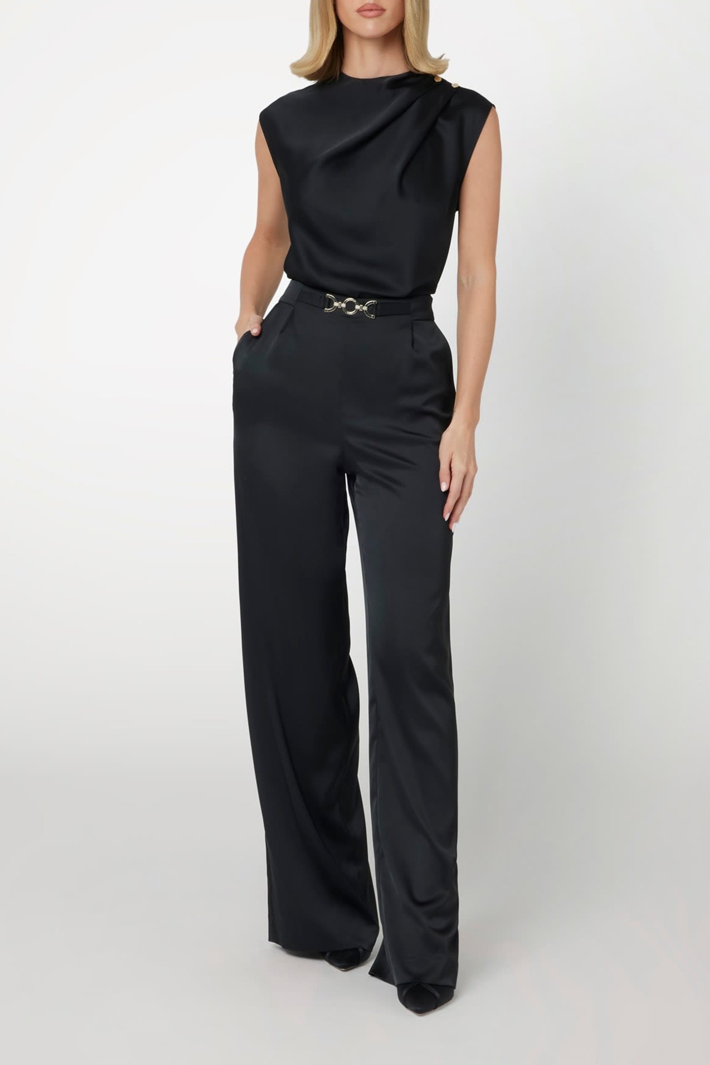 JOSETTE SS BLOUSE JET BLACK A996 3