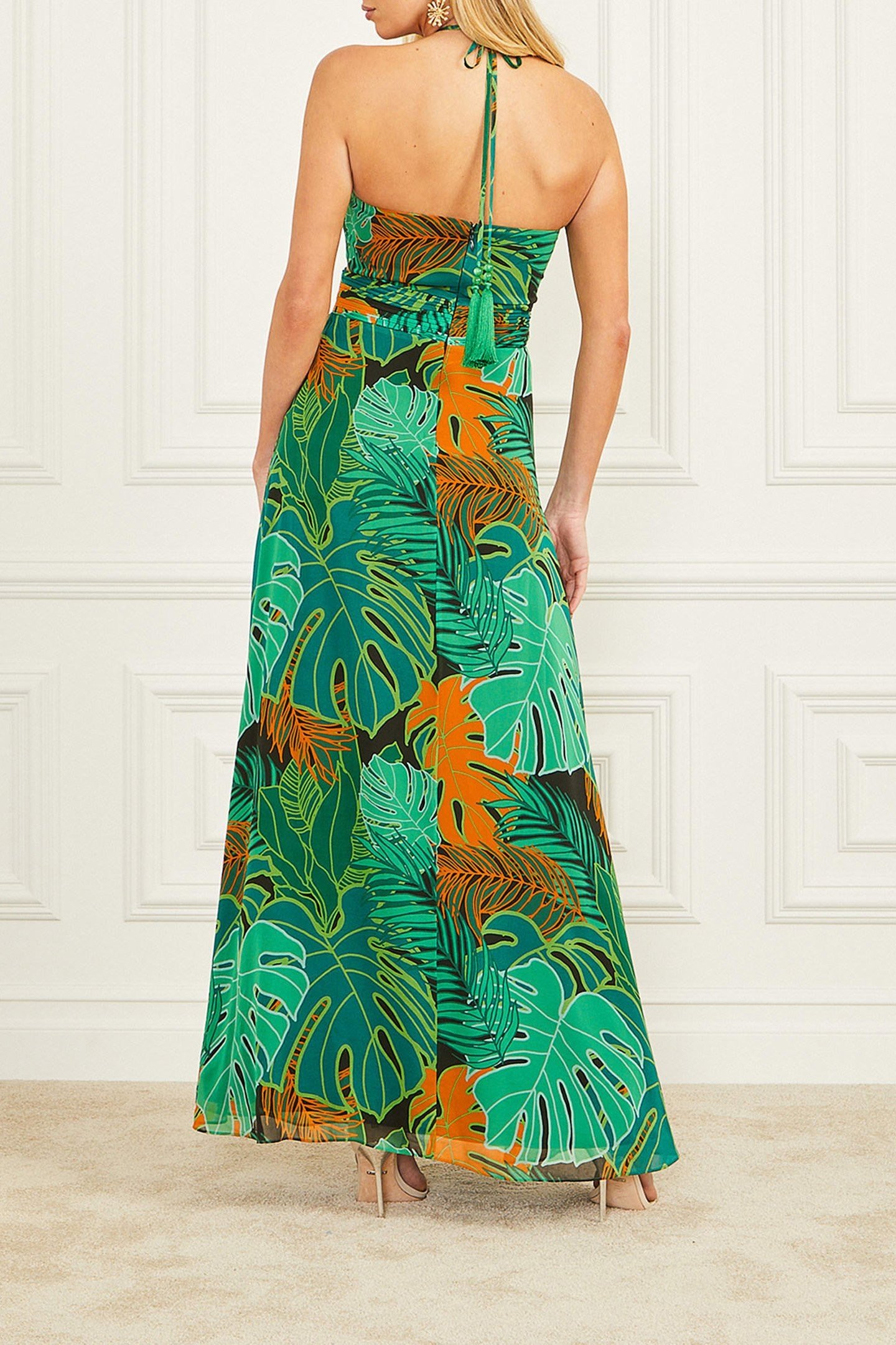AMAZON SL MAXI DRESS AMAZON LEAF 2