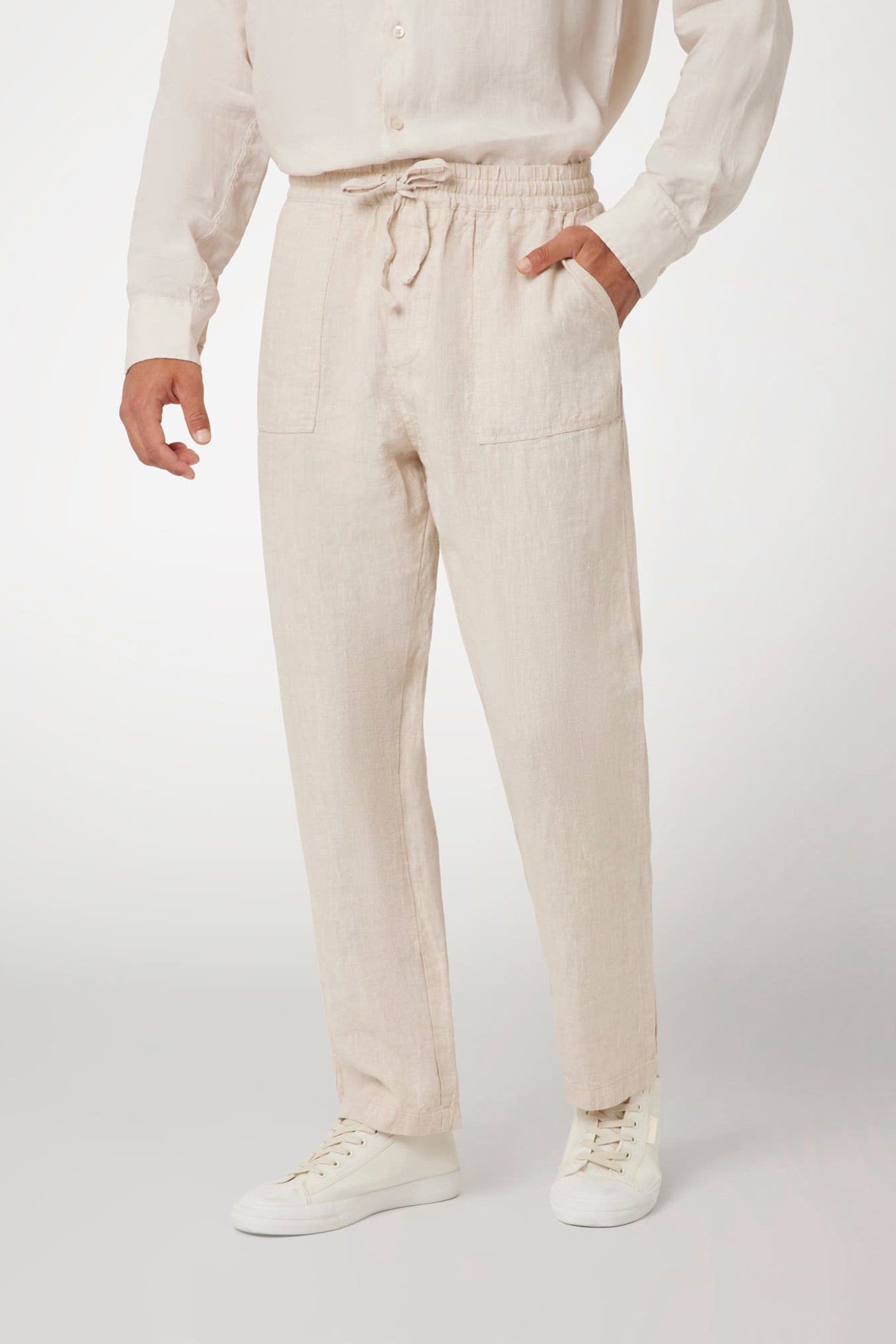 PACIFIC LINEN DRAW C NEUTRAL SAND MULTI 1