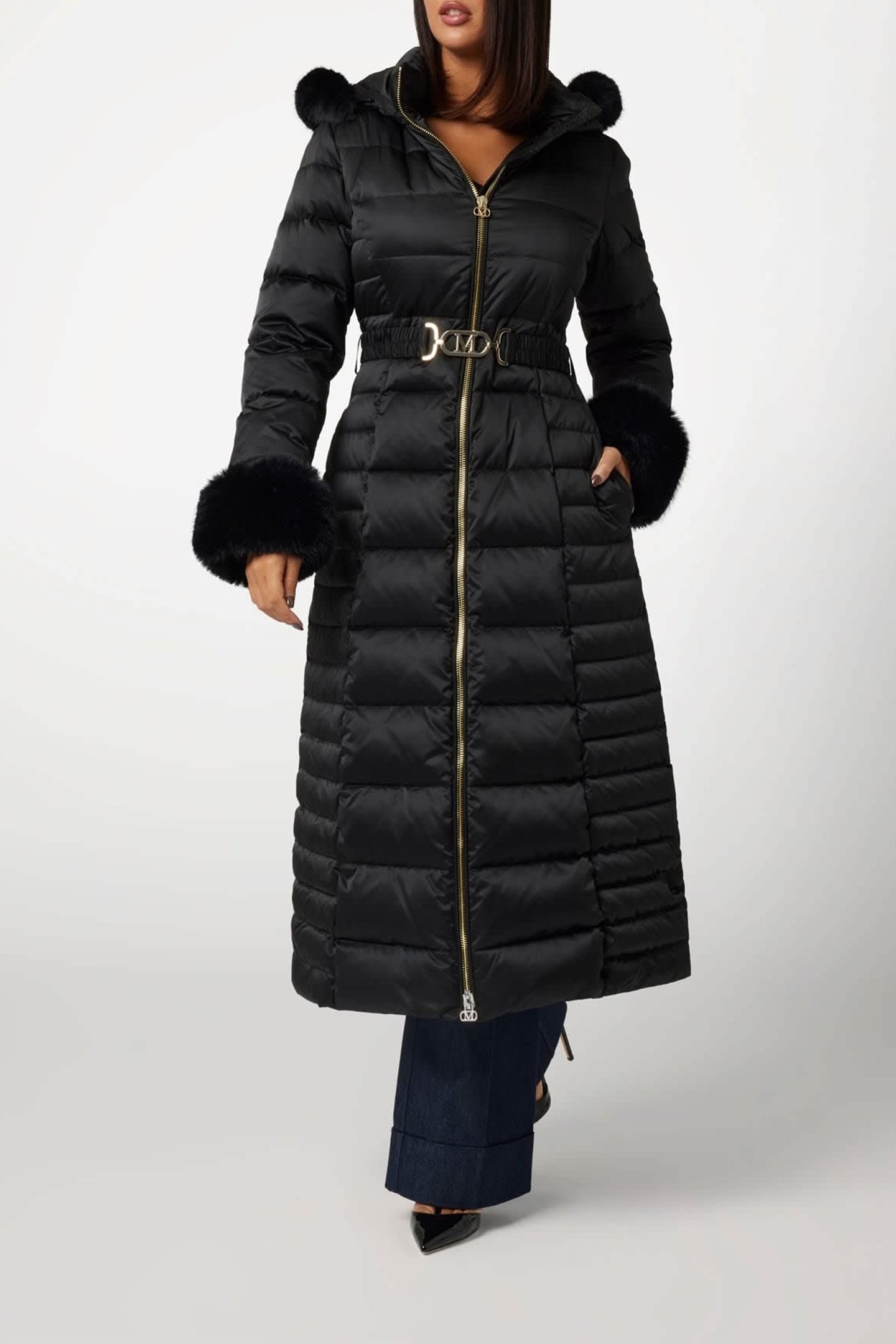 JASTIN DOWN LONG JAC JET BLACK A996 1