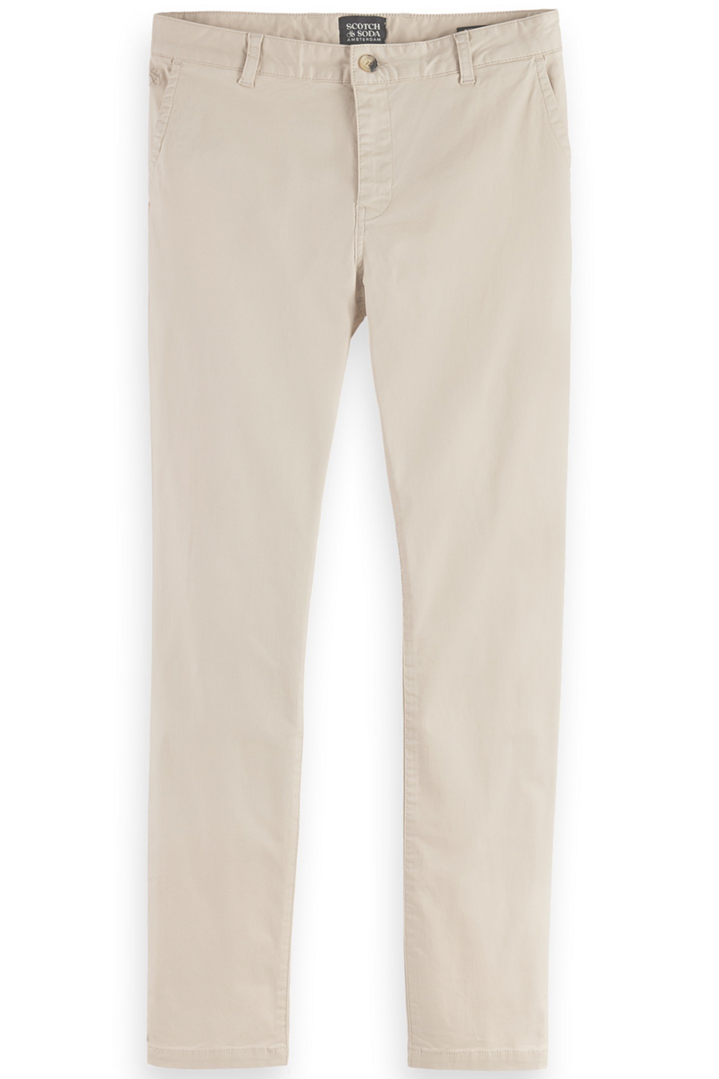 ESSENTIAL STUART- STRETCH COTTON CHINO PARCHMENT 1