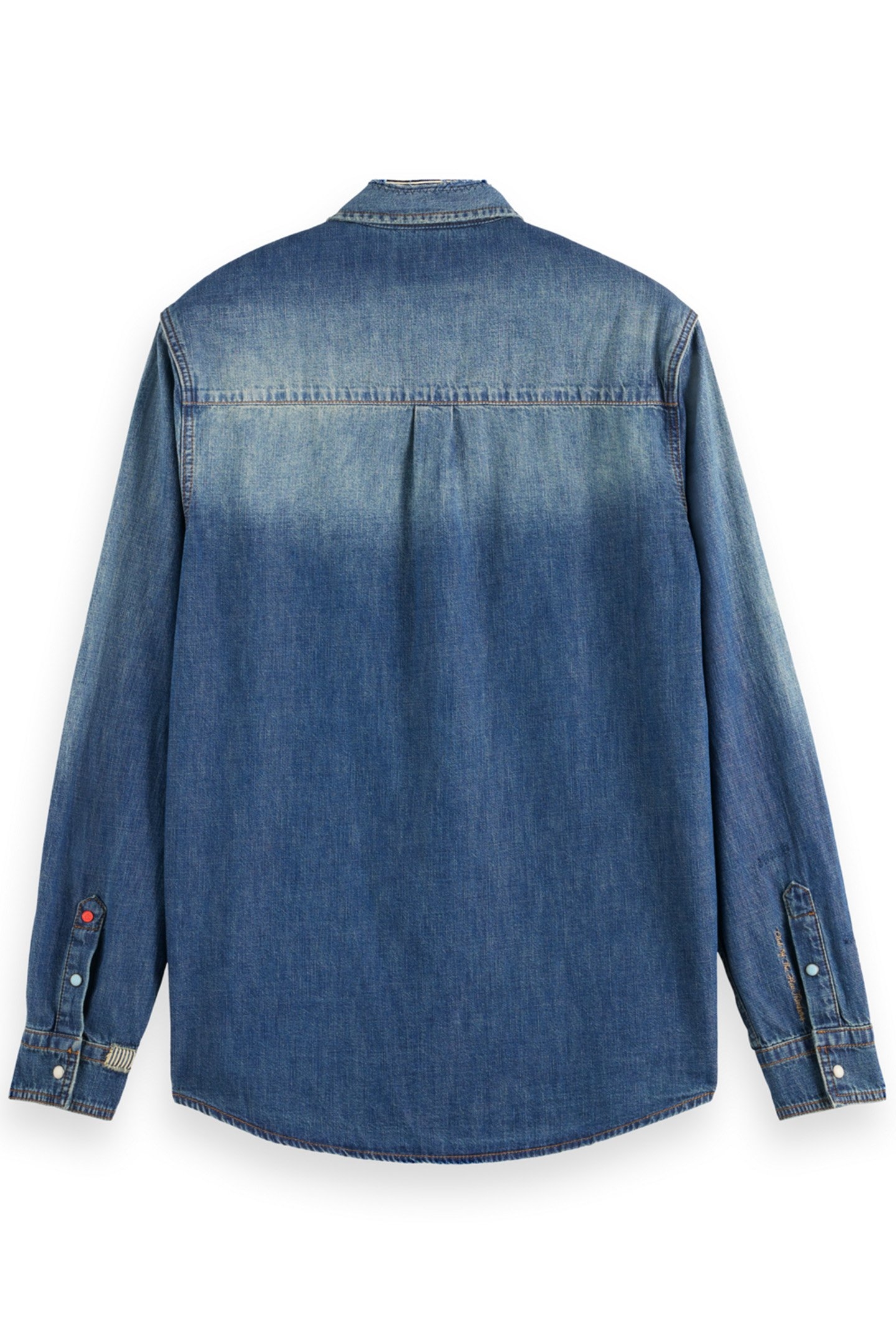 WORKWEAR SHIRT IN WASHED DENIM WASHED INDIGO 2