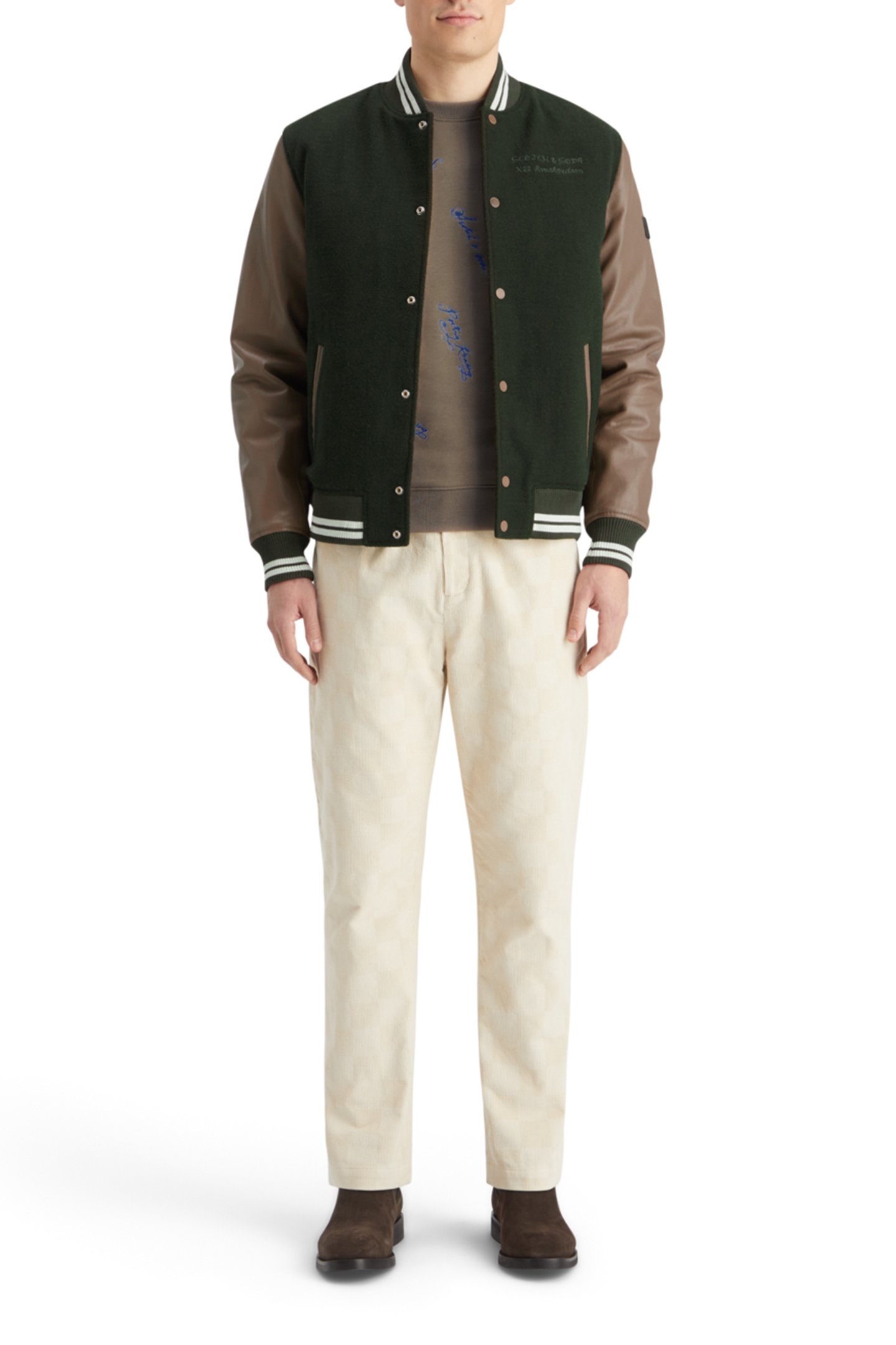 EMBROIDERED SWEATSHIRT POETRY READING AOP 7