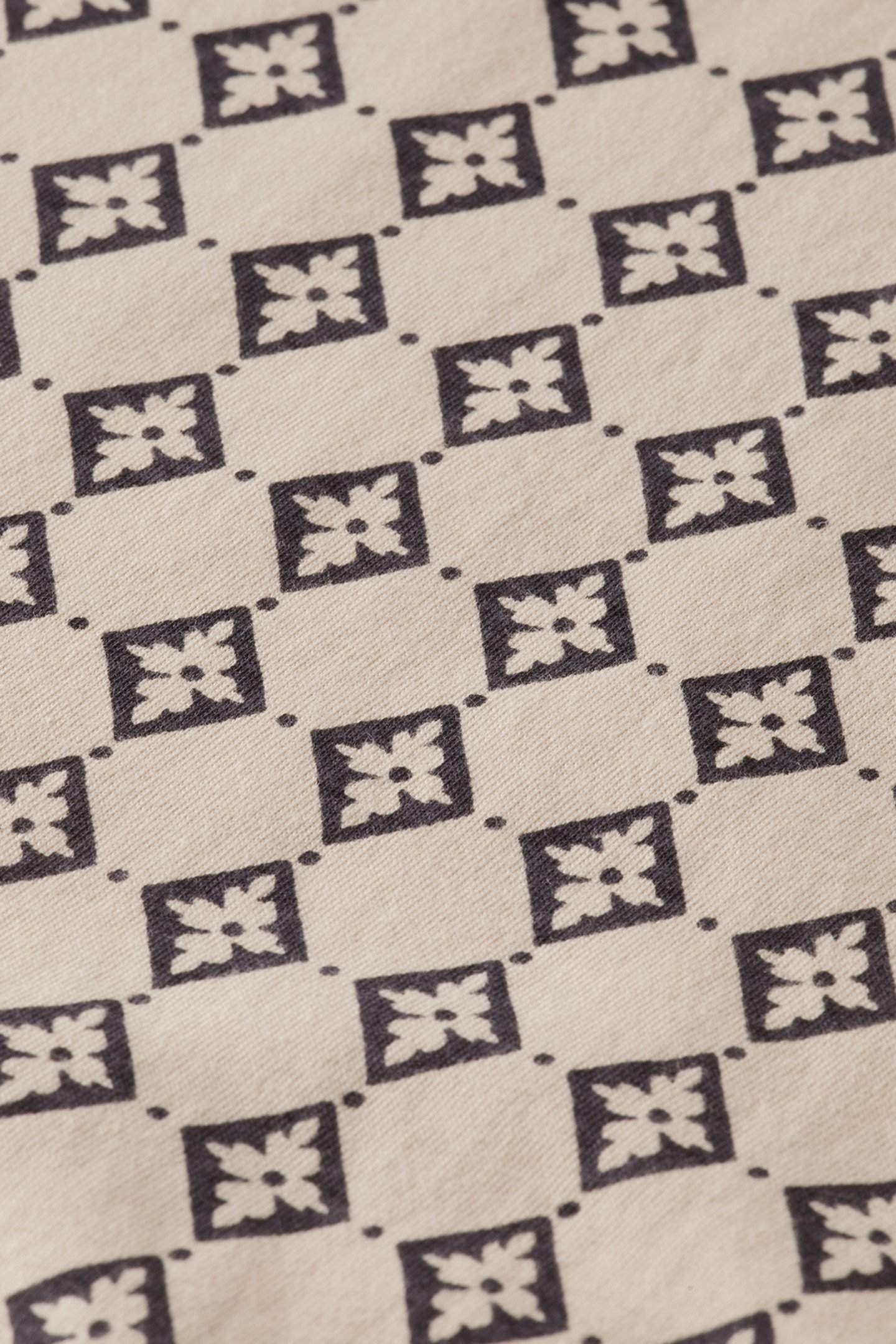 REGULAR FIT MINI ALL OVER PRINT T-SHIRT PARCHMENT GEO FLOWER 7