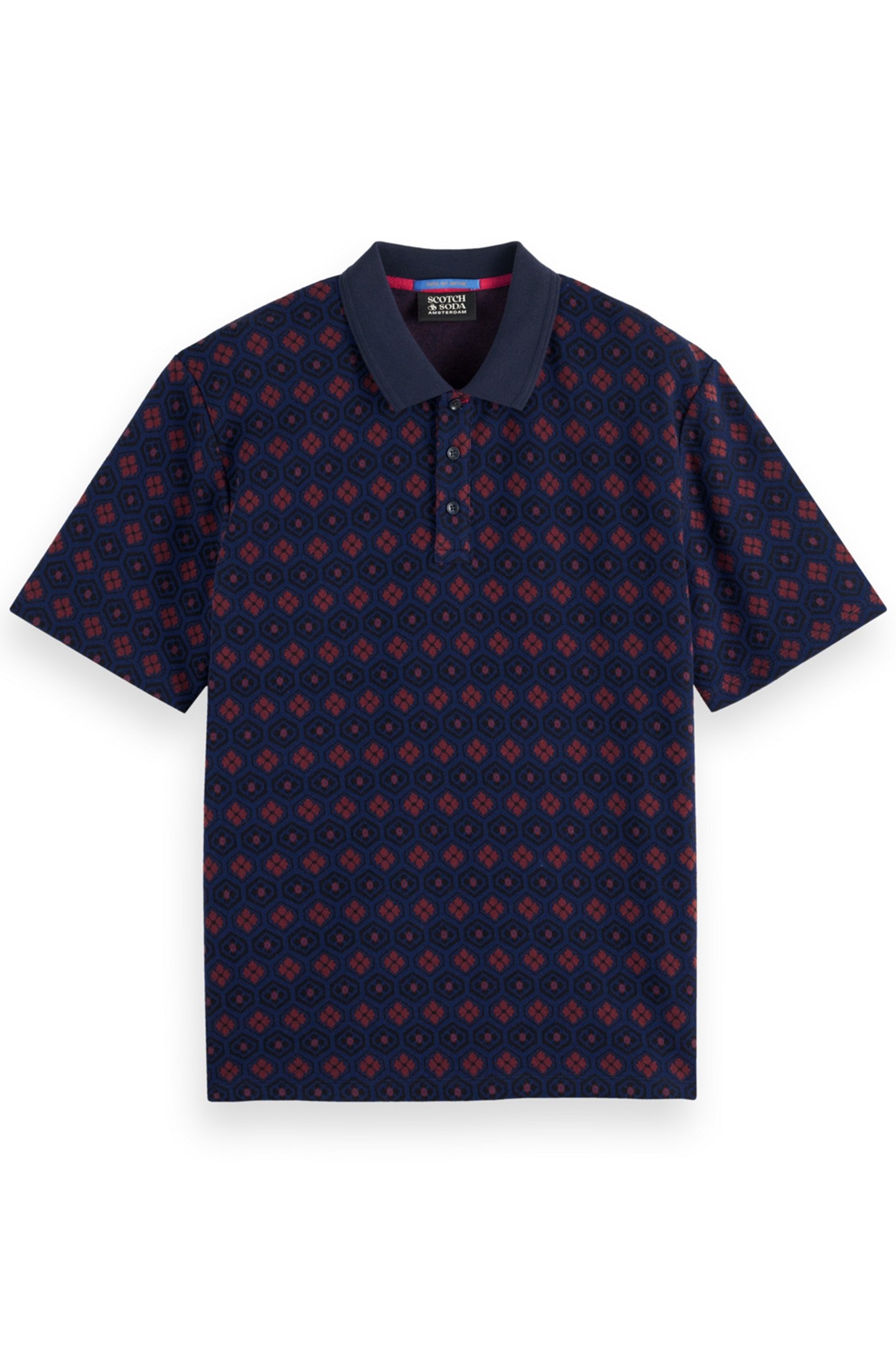 JACQUARD POLO INK BLUE JACQUARD 3