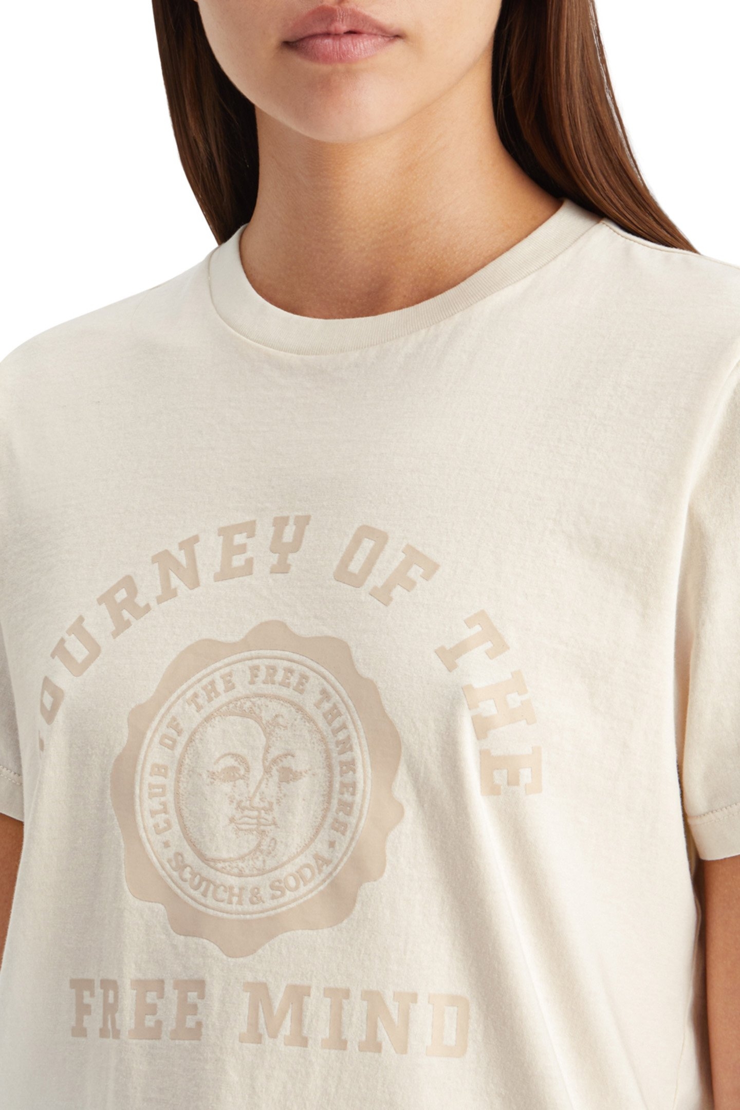 REGULAR FIT T-SHIRT WITH FRONT ARTWORK SOFT ICE 6